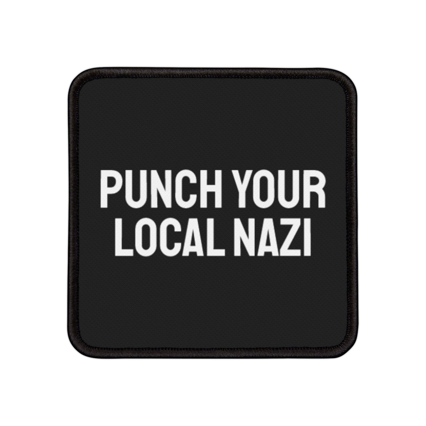 Punch Your Local Nazi - Iron-On Patch