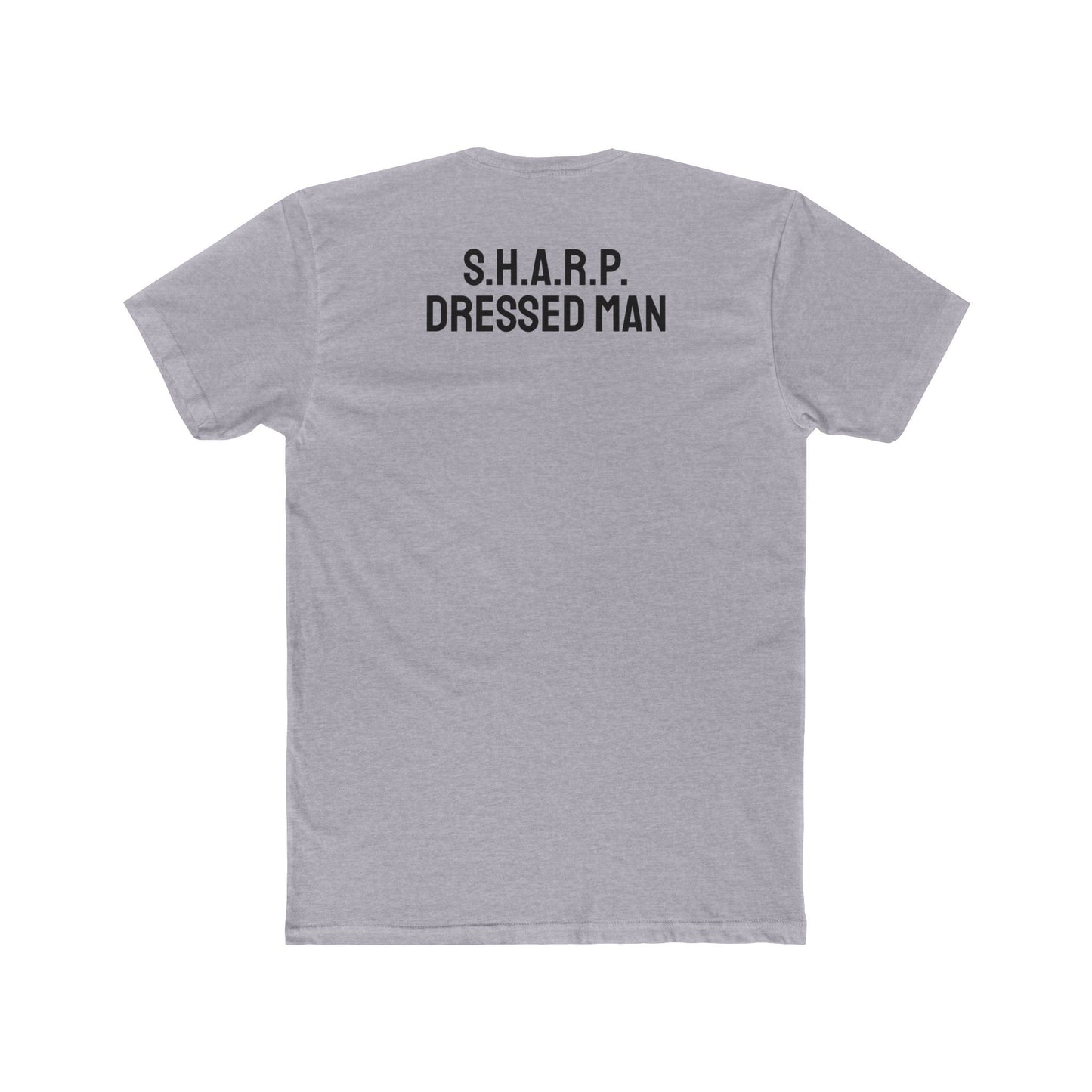 S.H.A.R.P. Dressed Man - Unisex Cotton Crew Tee