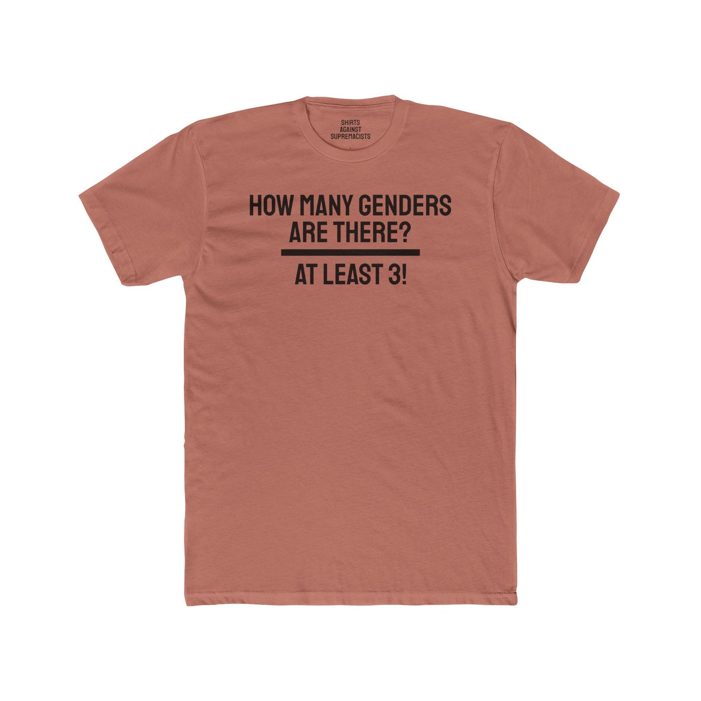 How Many Genders Are There? At Least 3! - Unisex Cotton Crew Tee