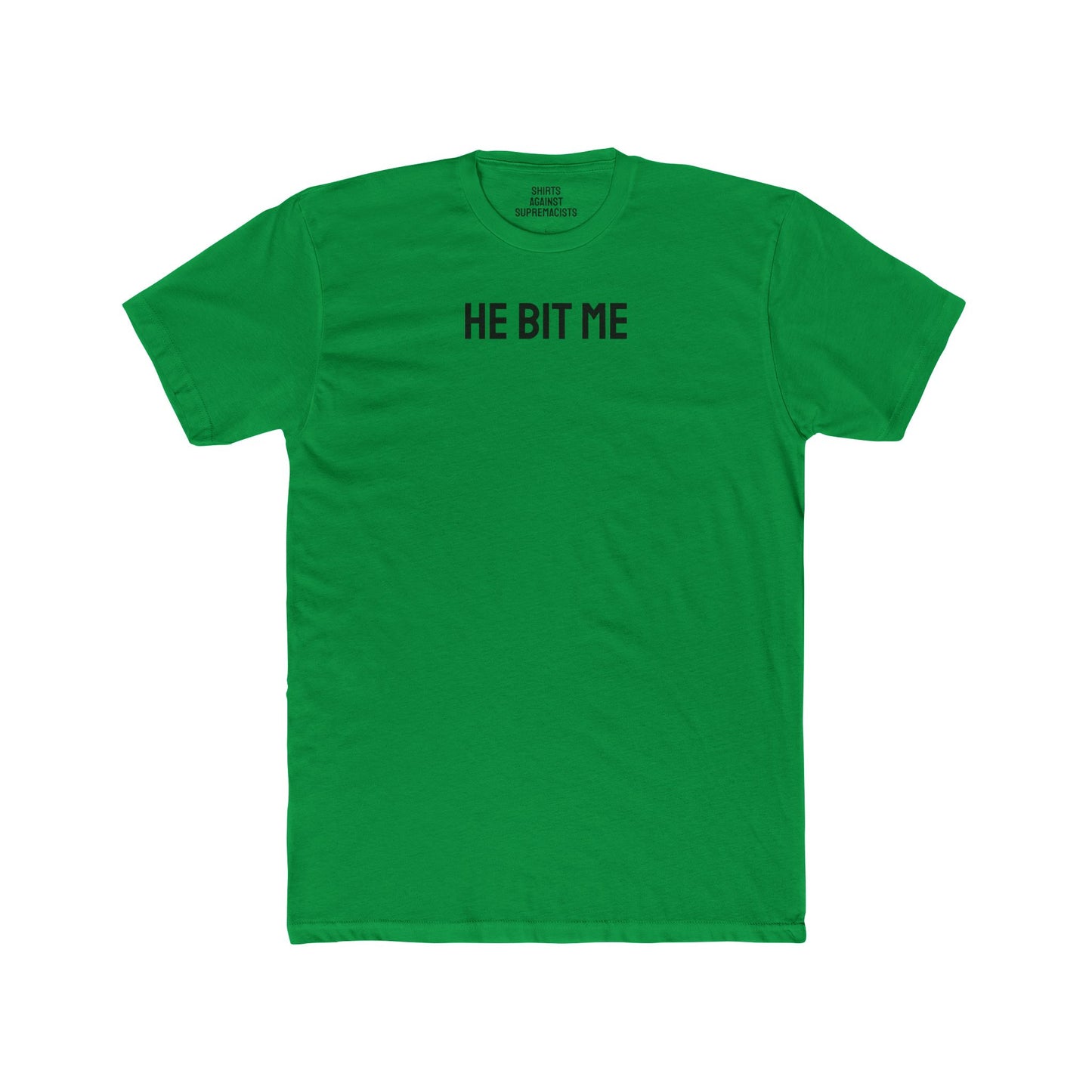 He Bit Me - Couple's Unisex Cotton Crew Tee