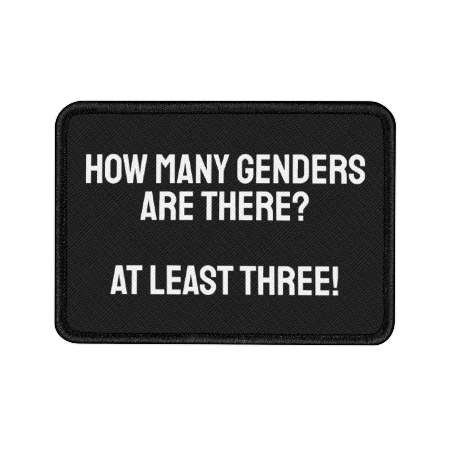 How Many Genders Are There? At Least Three! - Iron-On Patch