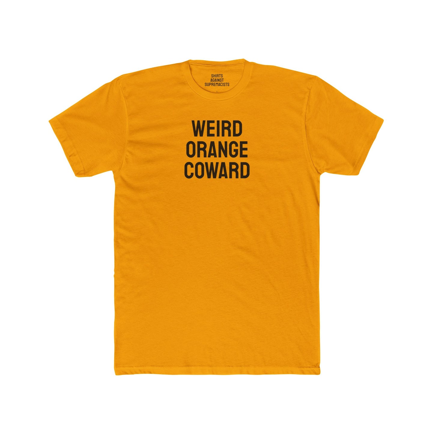 Weird Orange Coward - Unisex Cotton Crew Tee