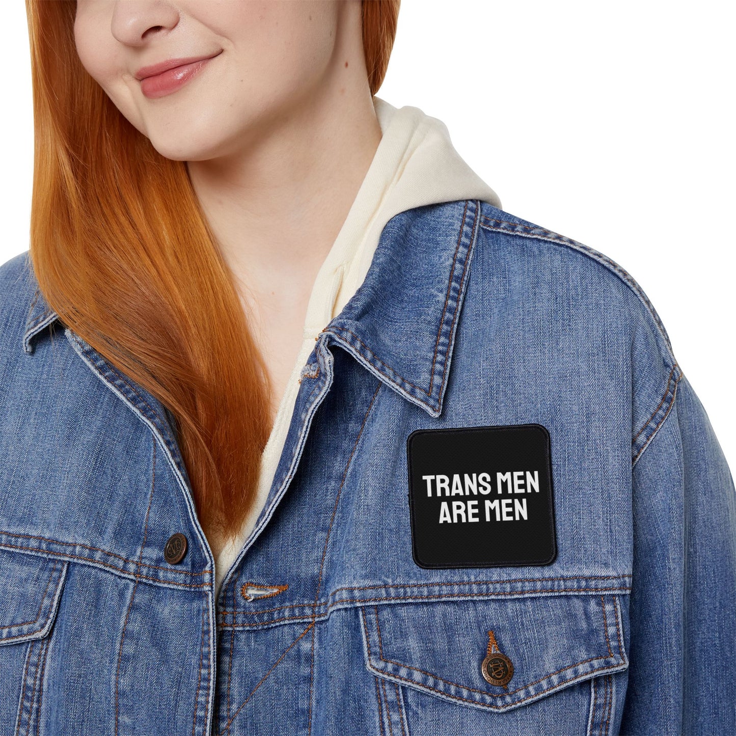 Trans Men Are Men - Iron-On Patch