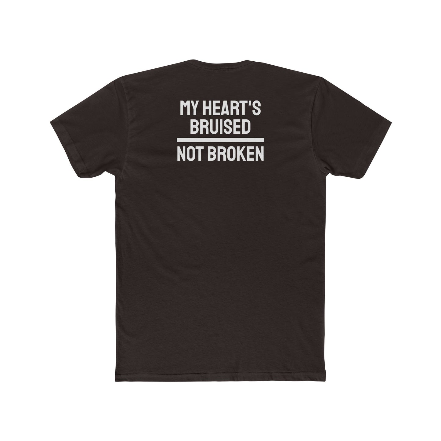 My Heart's Bruised Not Broken - Unisex Cotton Crew Tee