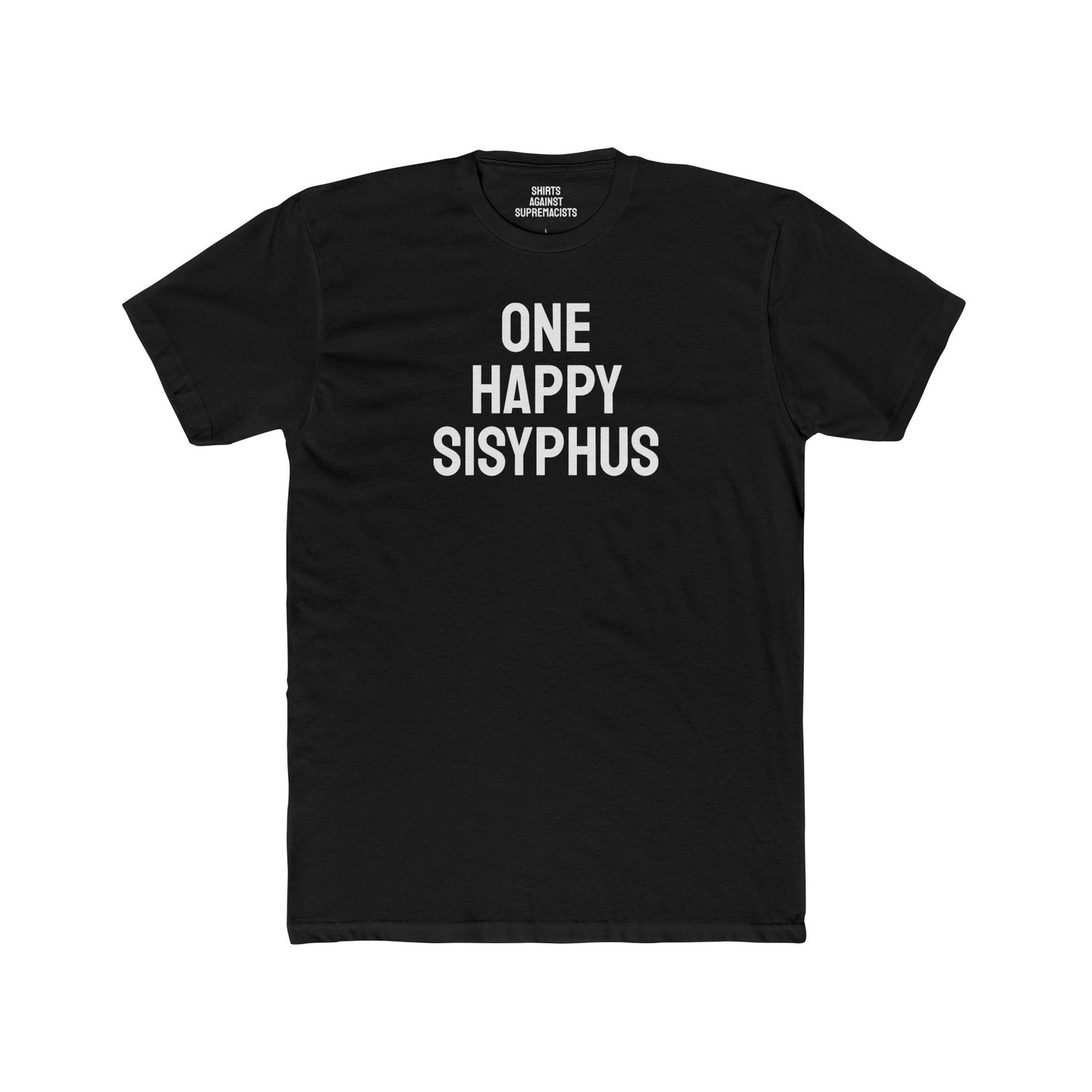 One Happy Sisyphus - Unisex Cotton Crew Tee