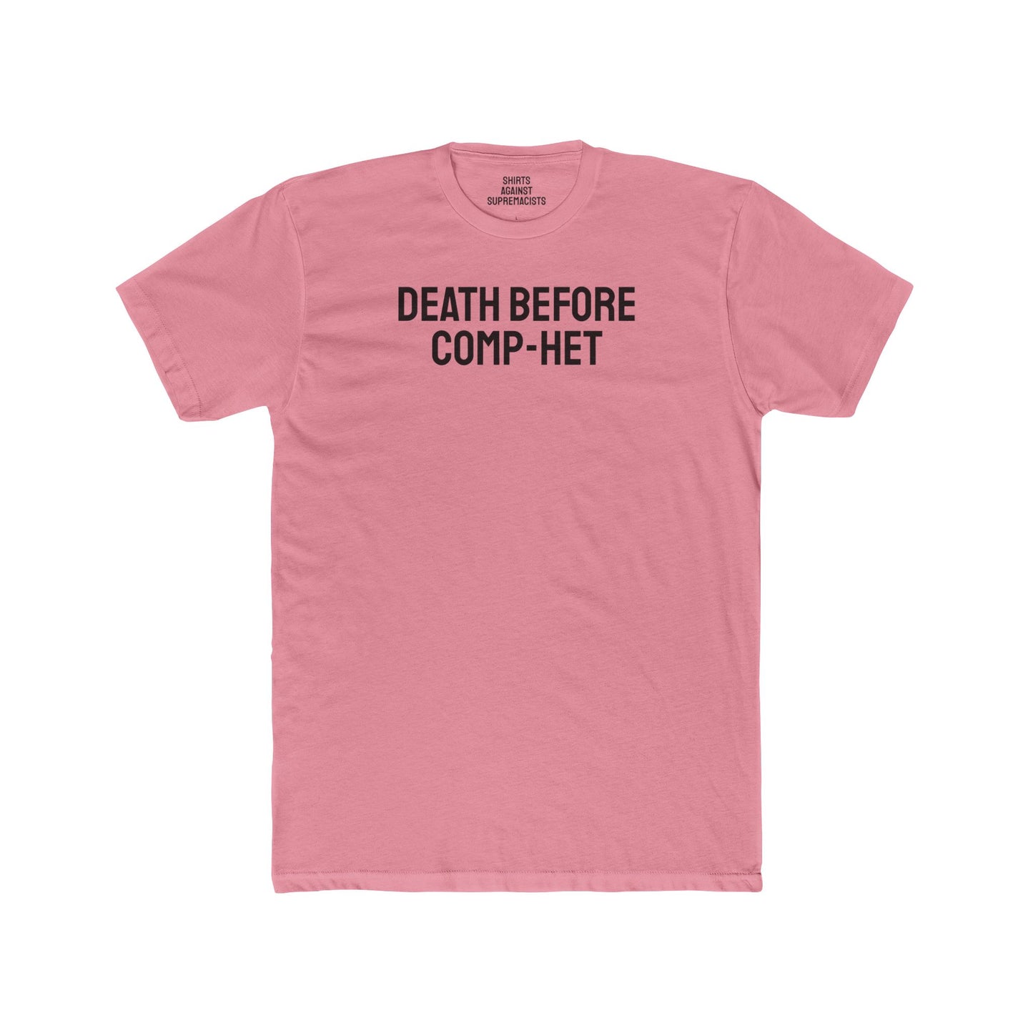 Death Before Comp-Het - Unisex Cotton Crew Tee