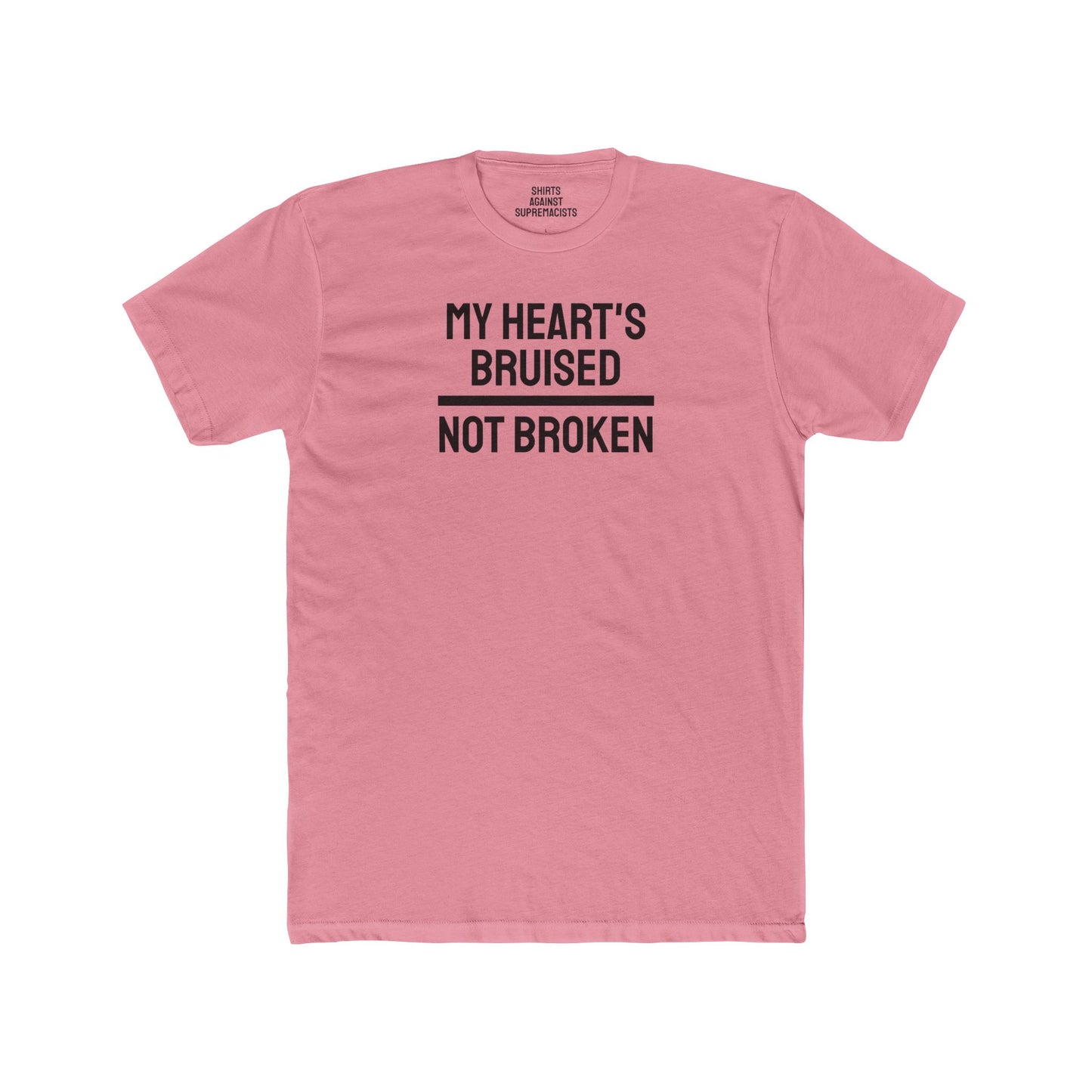 My Heart's Bruised Not Broken - Unisex Cotton Crew Tee