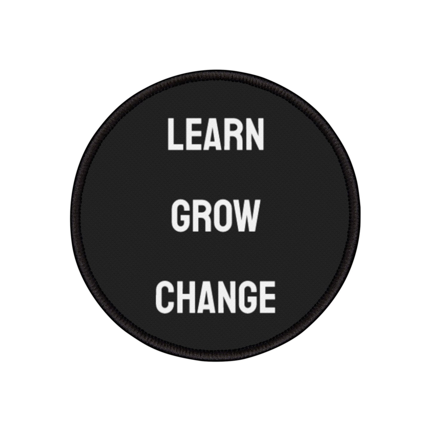 Learn Grow Change - Iron-On Patch