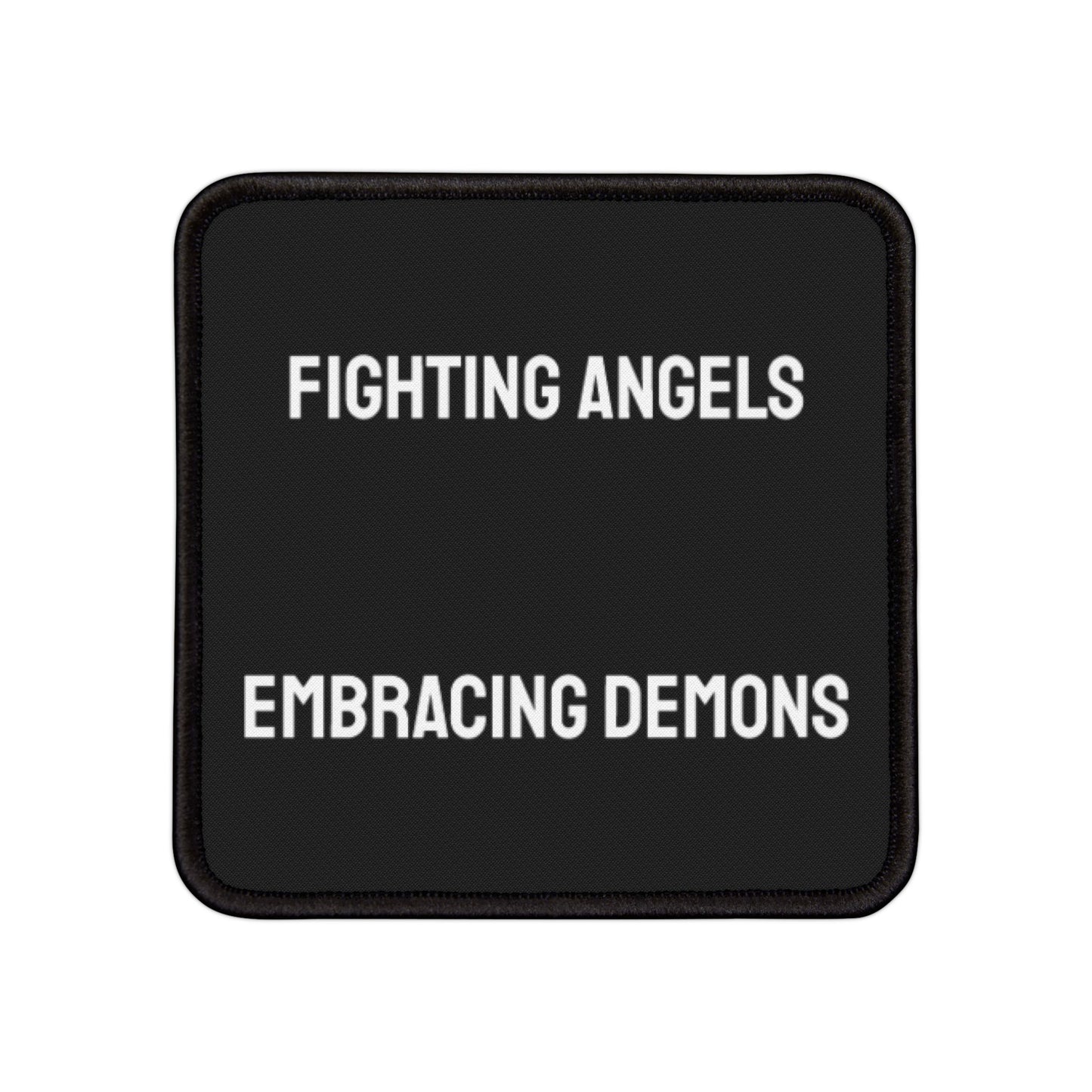 Fighting Angels Embracing Demons - Iron-On Patch