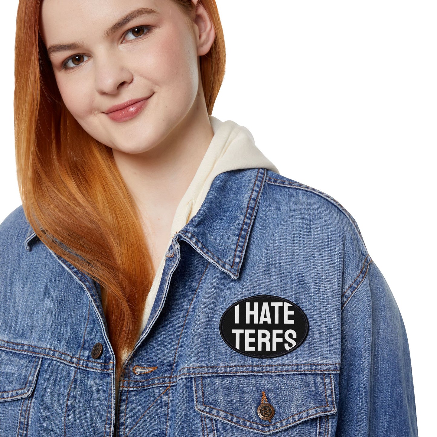 I Hate TERFS - Iron-On Patch