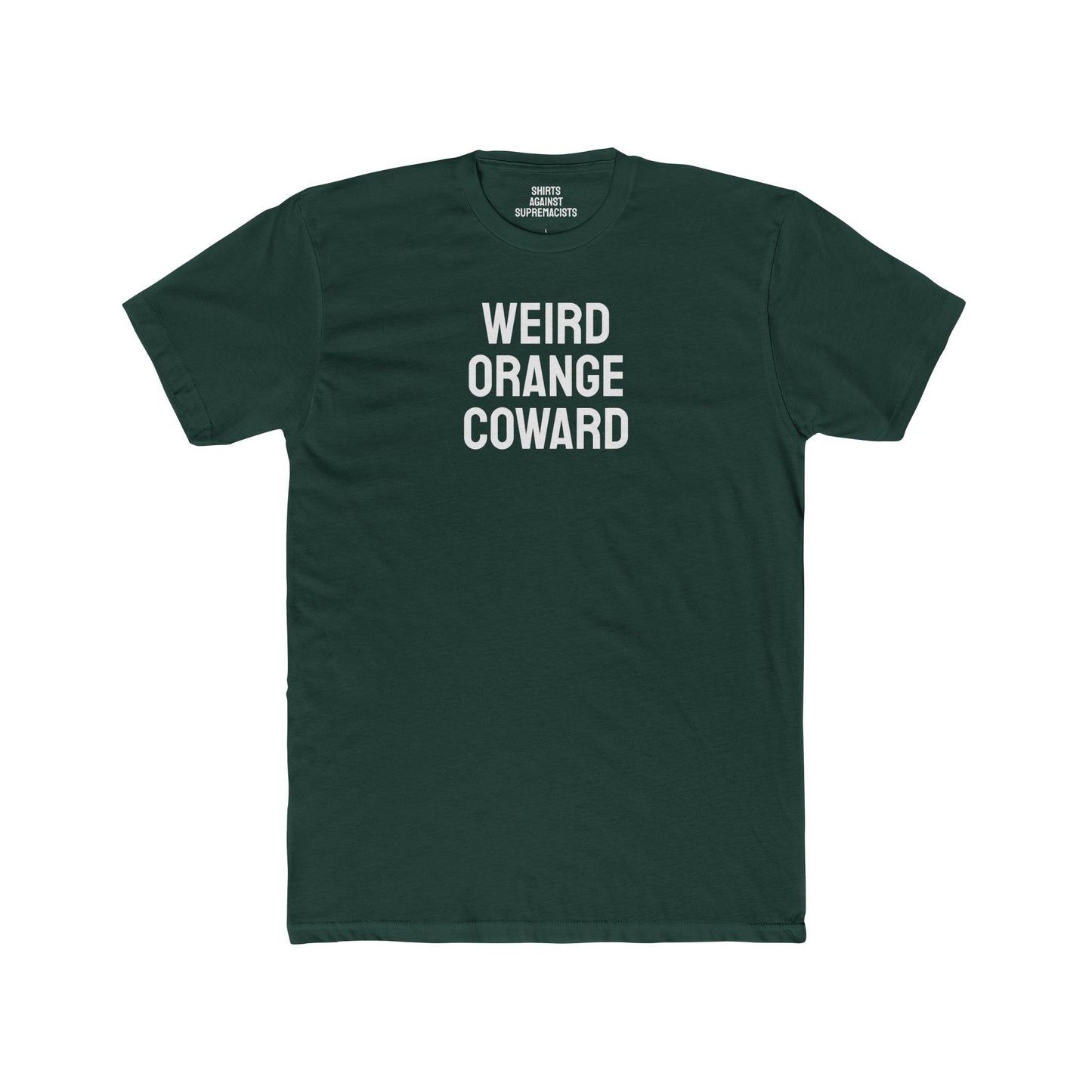 Weird Orange Coward - Unisex Cotton Crew Tee