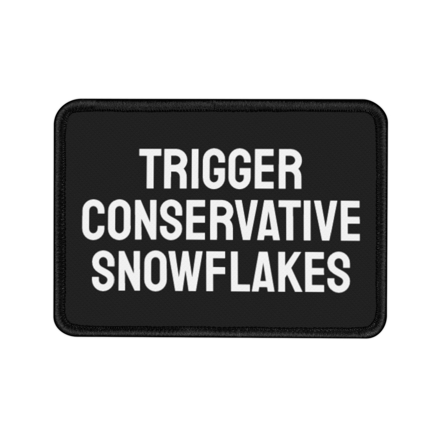 Trigger Conservative Snowflakes - Iron-On Patch