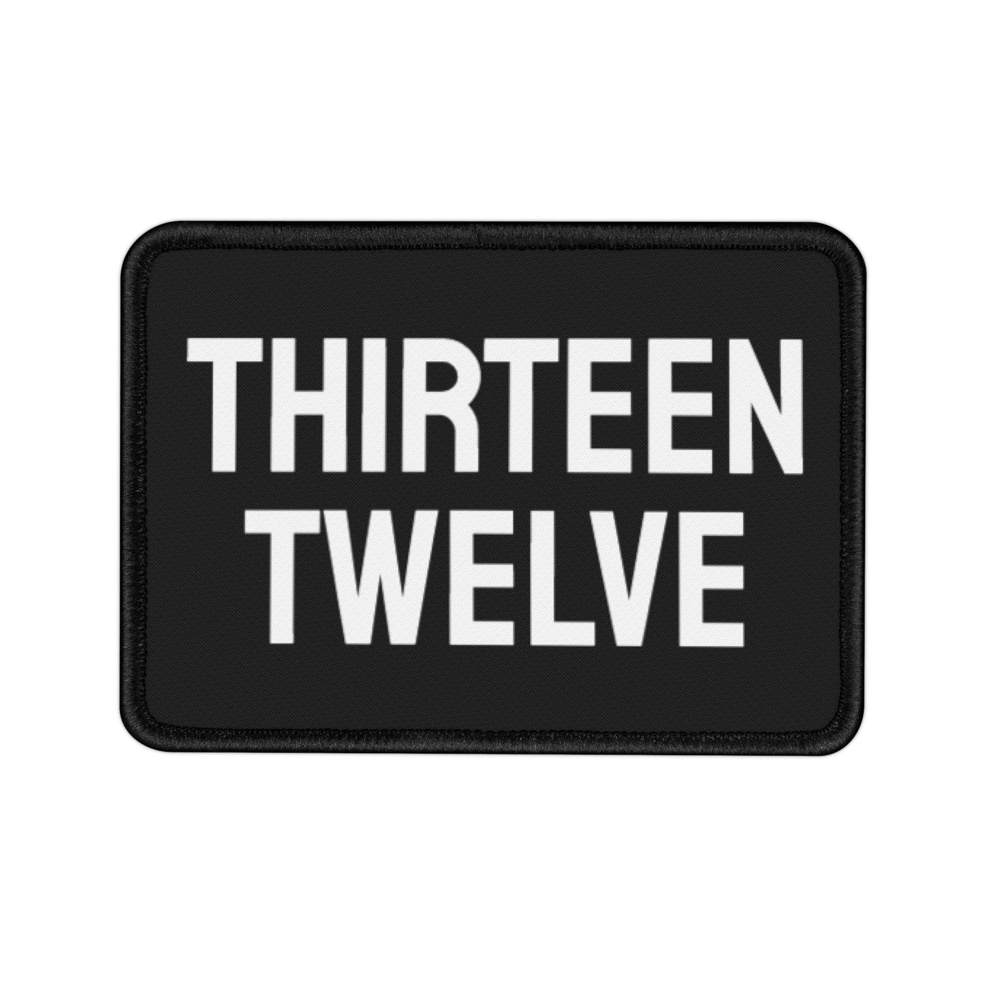 Thirteen Twelve - Iron-On Patch