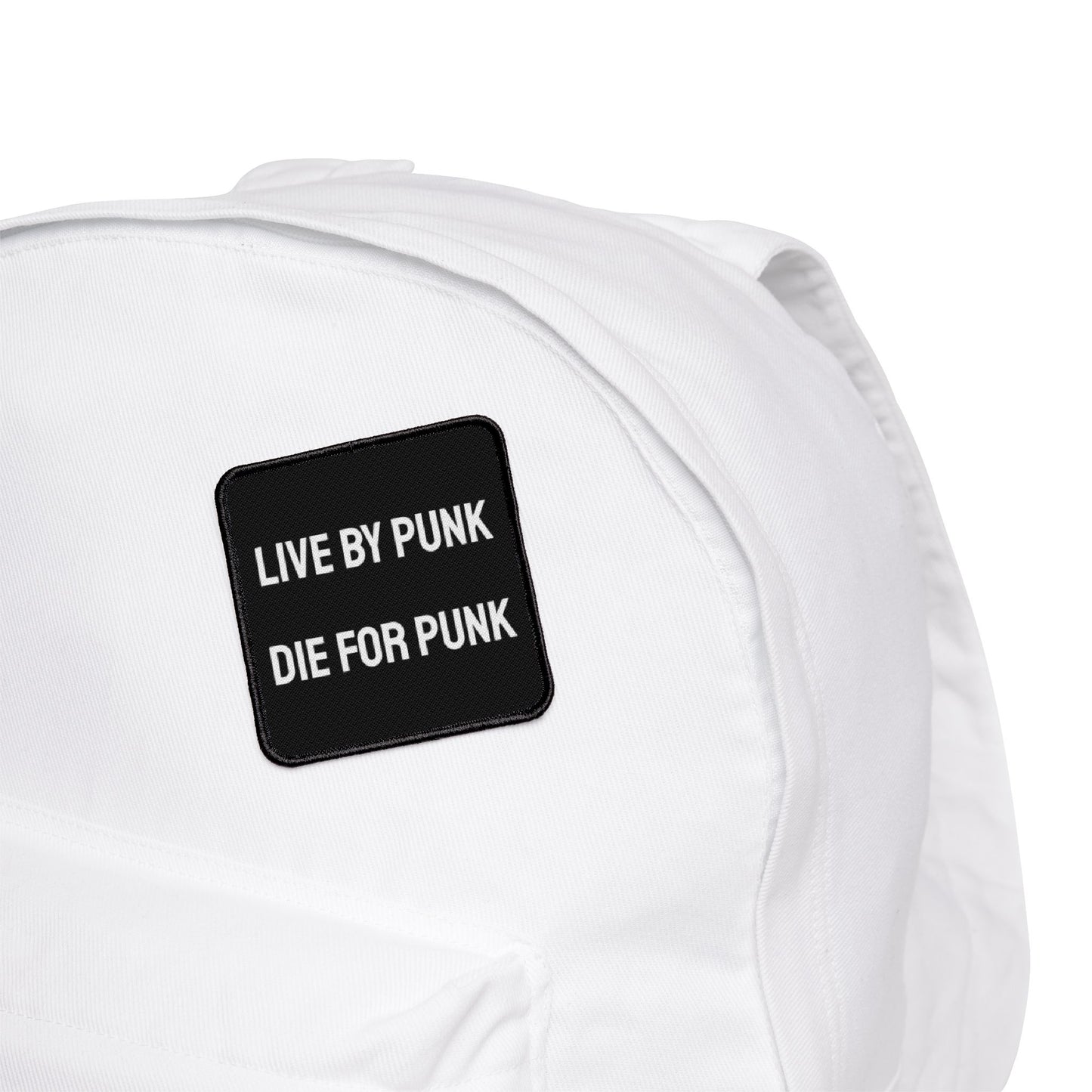 Live By Punk Die For Punk - Iron-On Patch