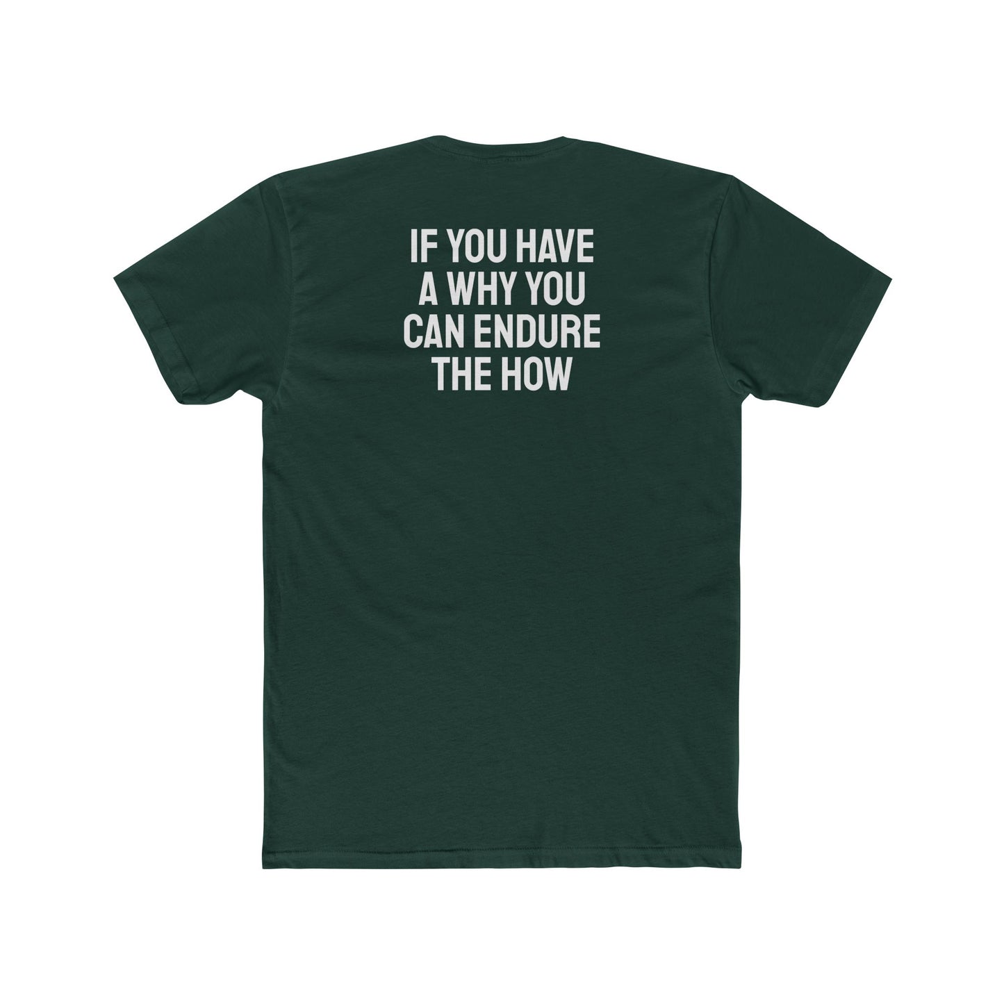 If You Have A Why You Can Endure The How - Unisex Cotton Crew Tee