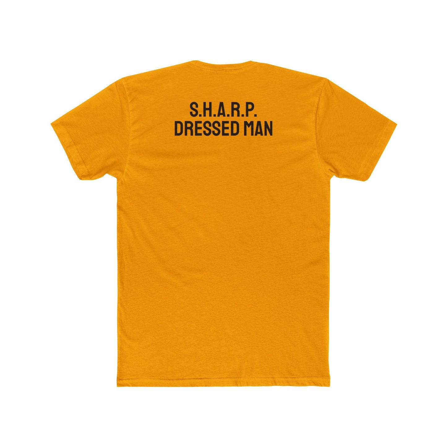 S.H.A.R.P. Dressed Man - Unisex Cotton Crew Tee