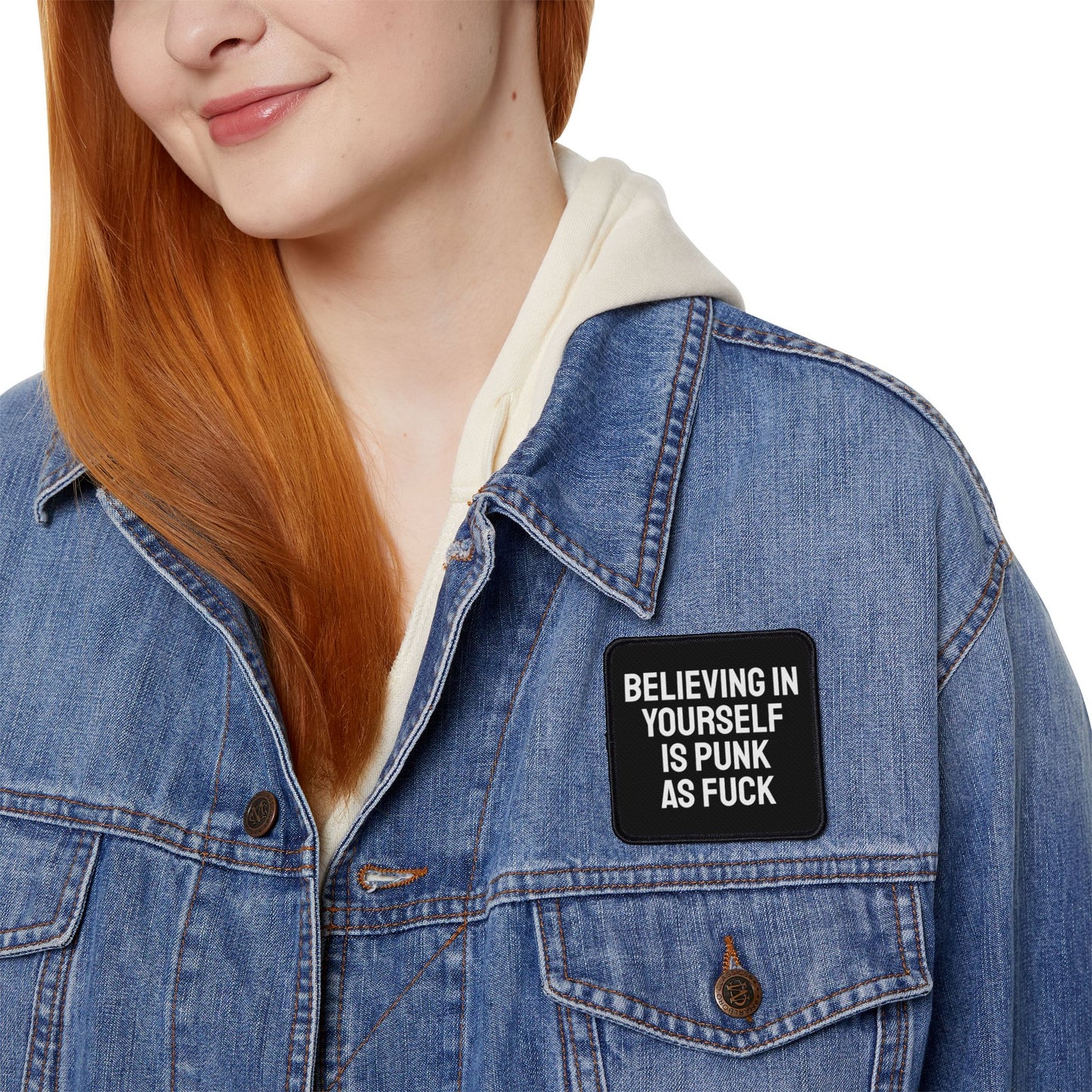 Believing In Yourself Is Punk As Fuck - Iron-On Patch