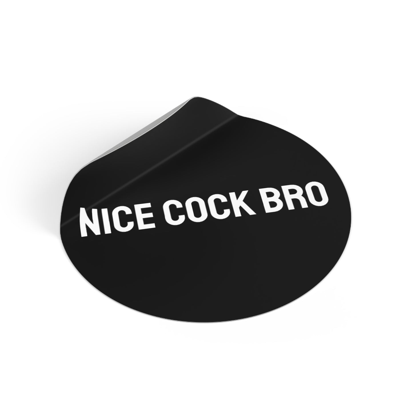 Nice Cock Bro - Round Vinyl Stickers
