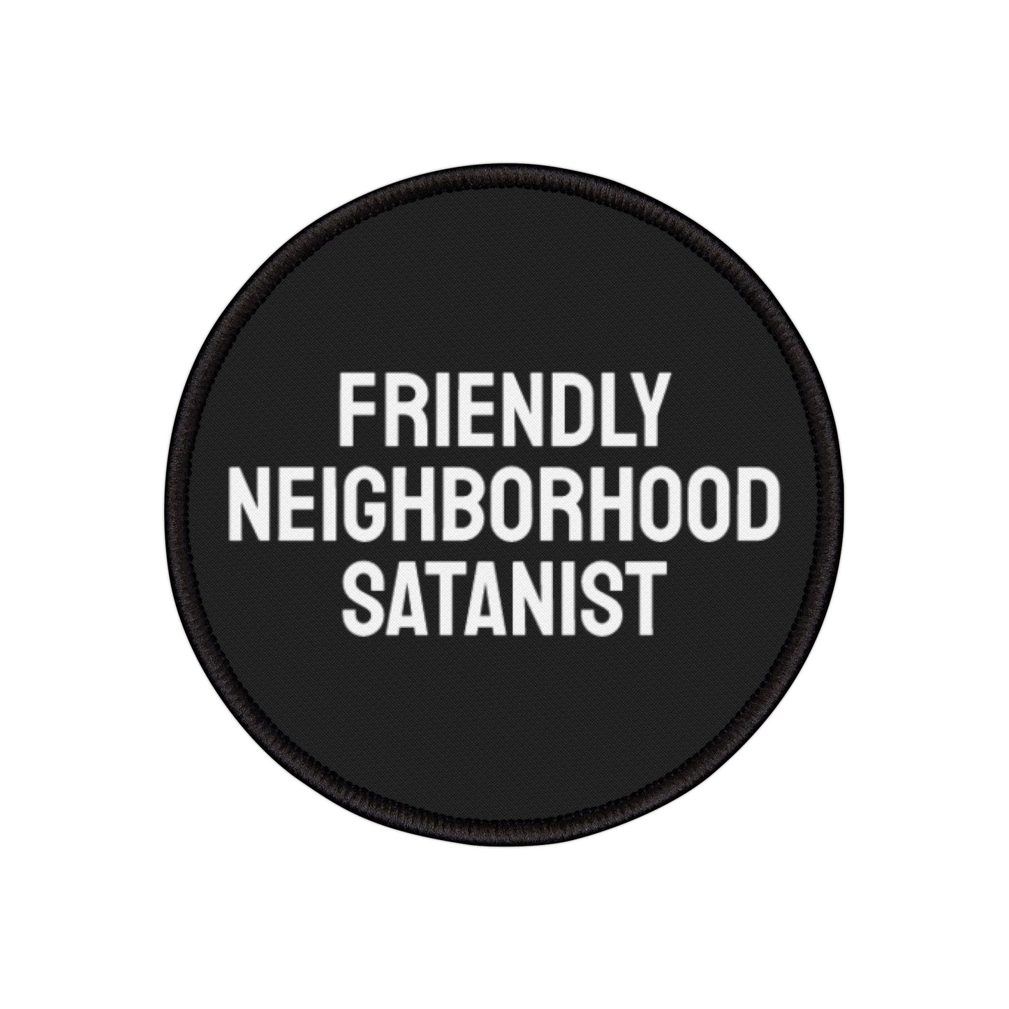 Friendly Neighborhood Satanist - Iron-On Patch