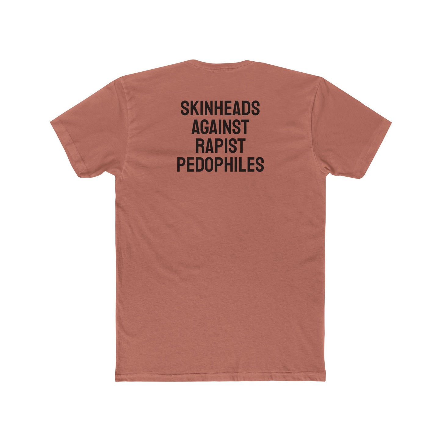 Skinheads Against Rapist Pedophiles - Unisex Cotton Crew Tee