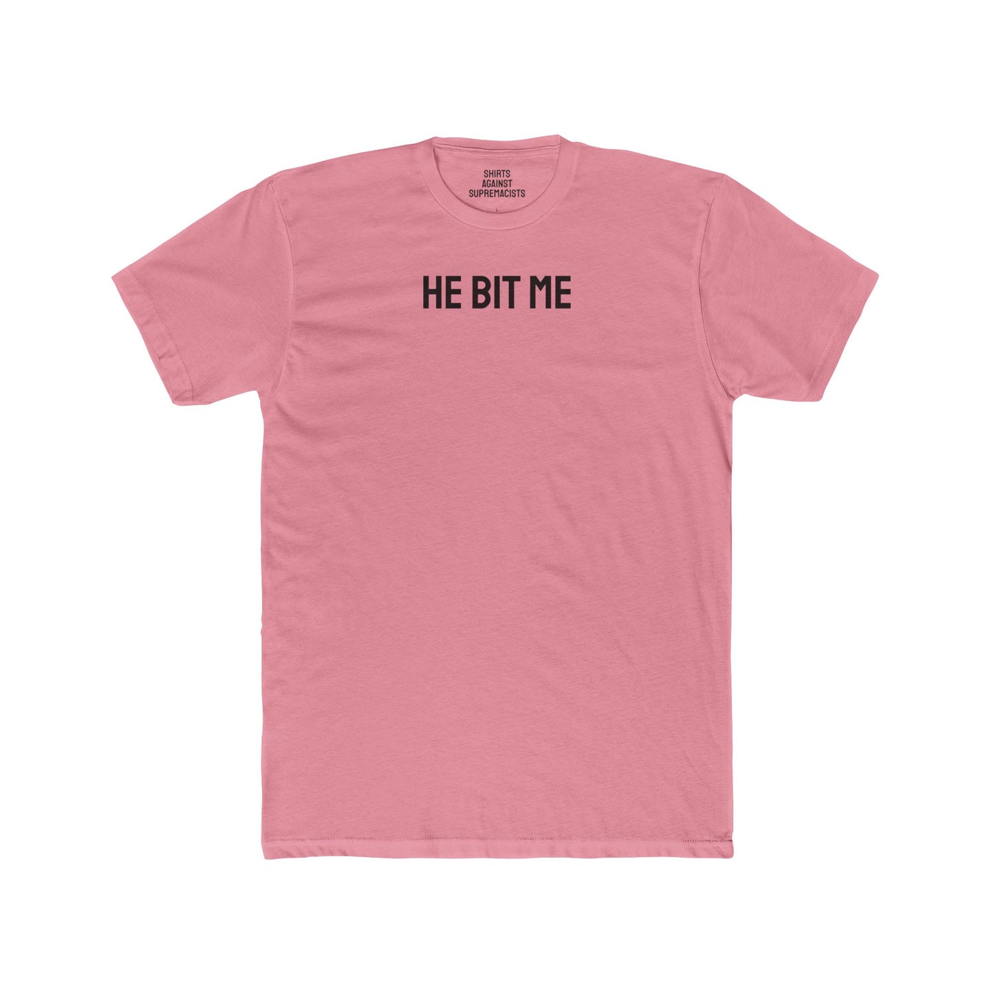 He Bit Me - Couple's Unisex Cotton Crew Tee