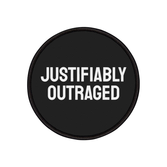 Justifiably Outraged - Iron-On Patch