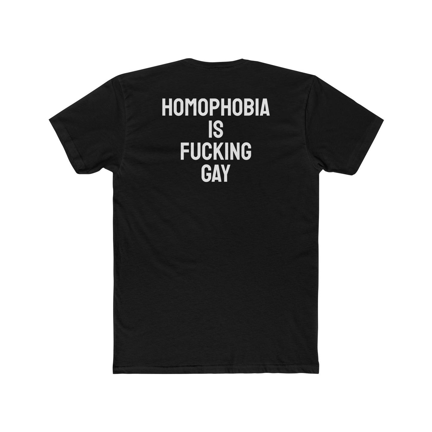 Homophobia Is Fucking Gay - Unisex Cotton Crew Tee