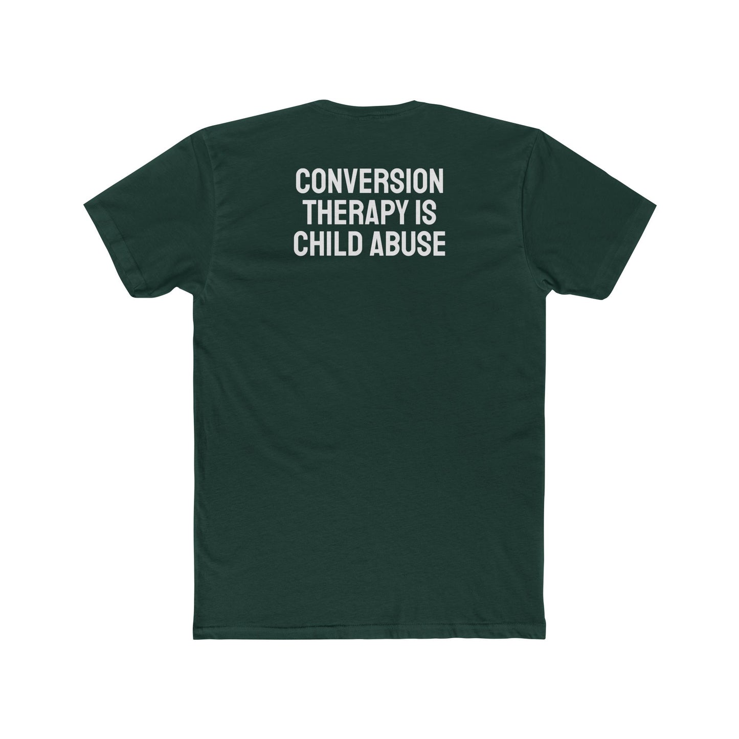 Conversion Therapy Is Child Abuse - Unisex Cotton Crew Tee