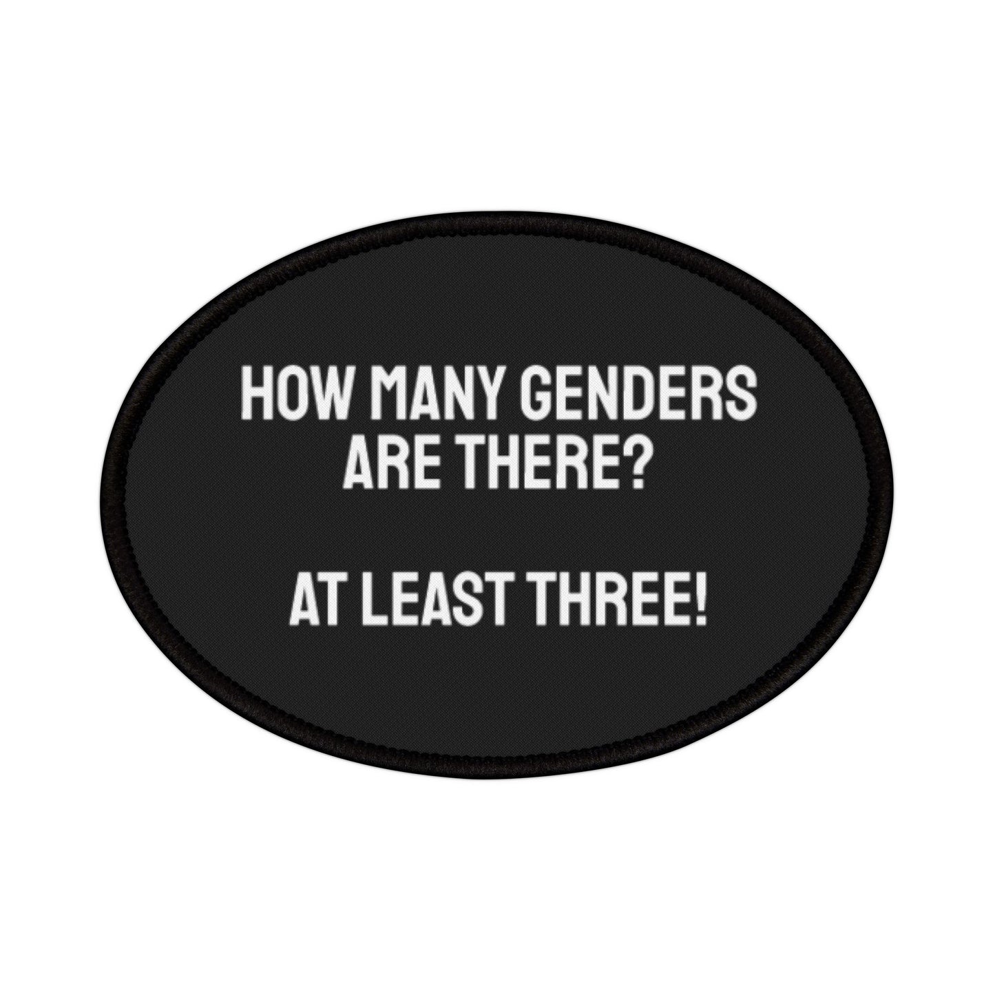 How Many Genders Are There? At Least Three! - Iron-On Patch