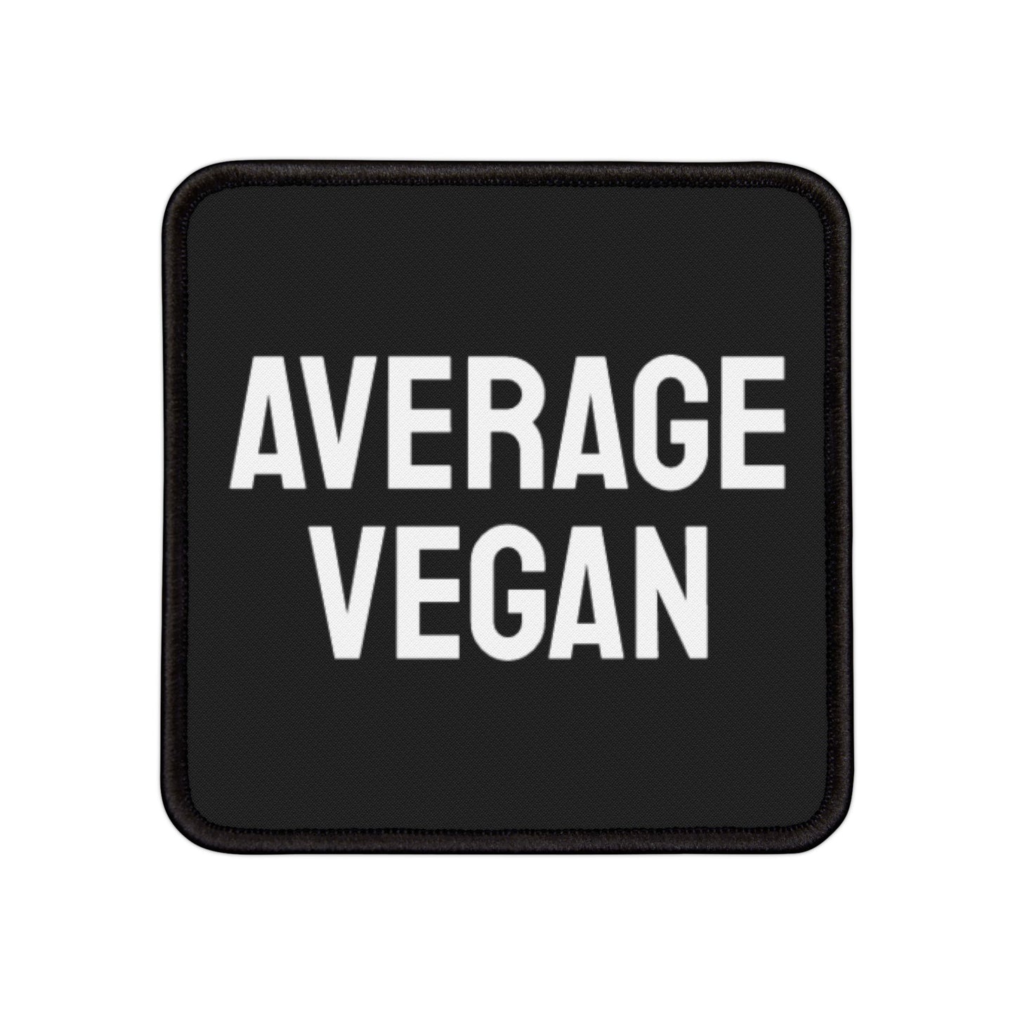 Average Vegan - Iron-On Patch