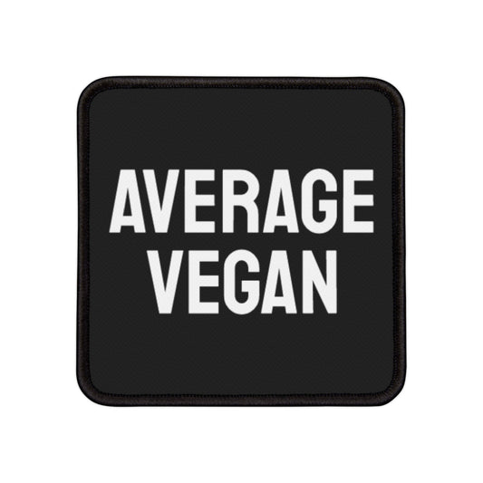 Average Vegan - Iron-On Patch