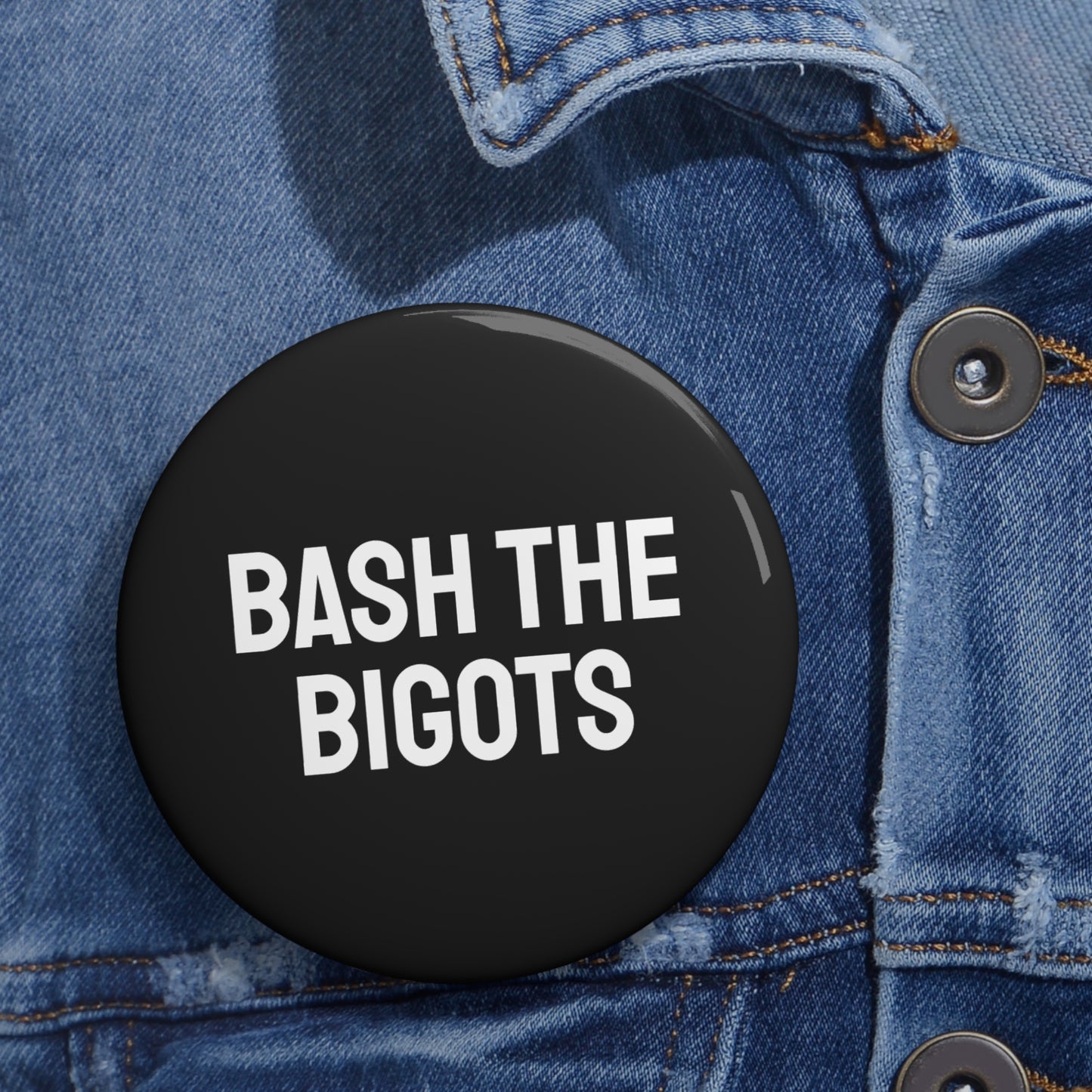 Bash The Bigots - Pin Buttons