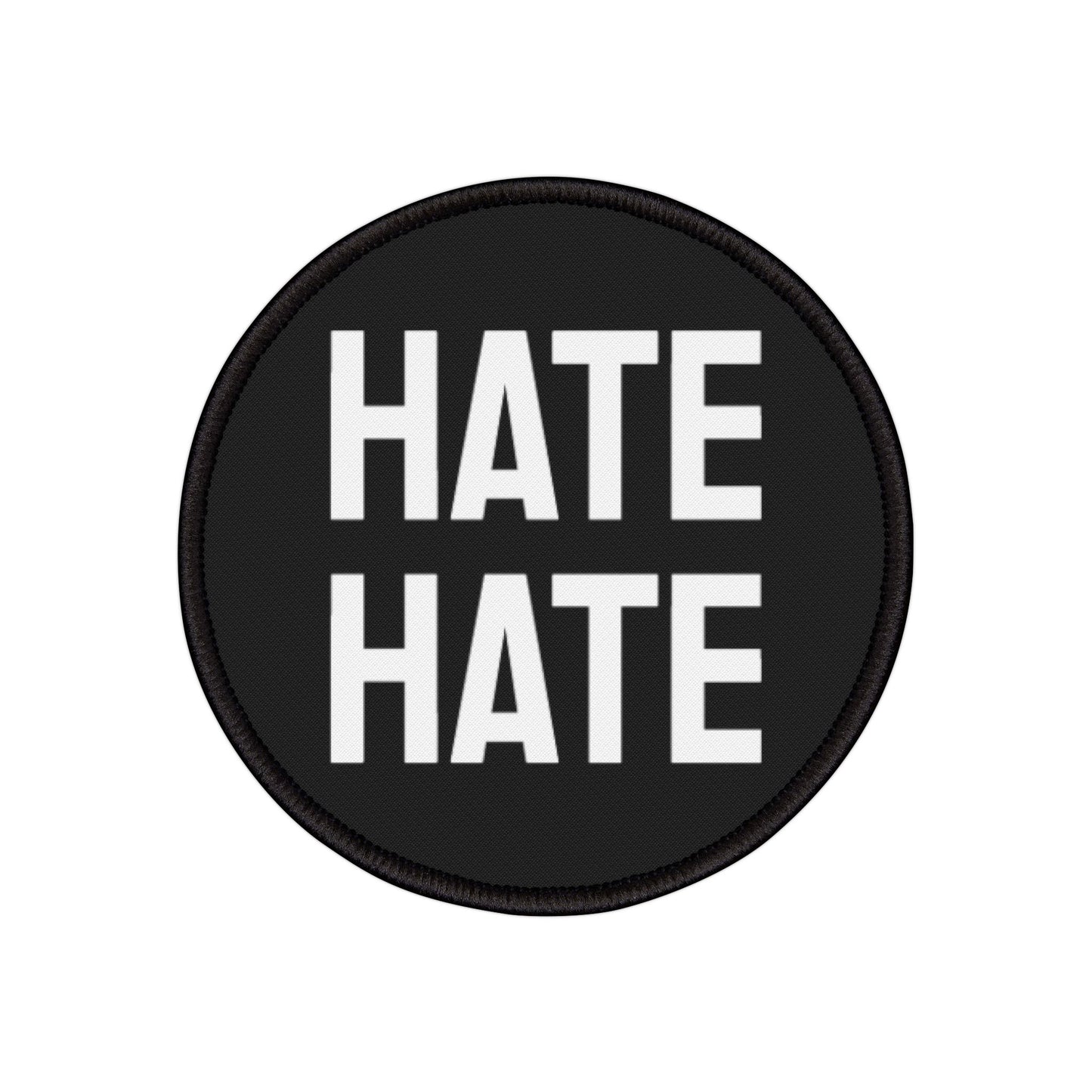 Hate Hate - Iron-On Patch