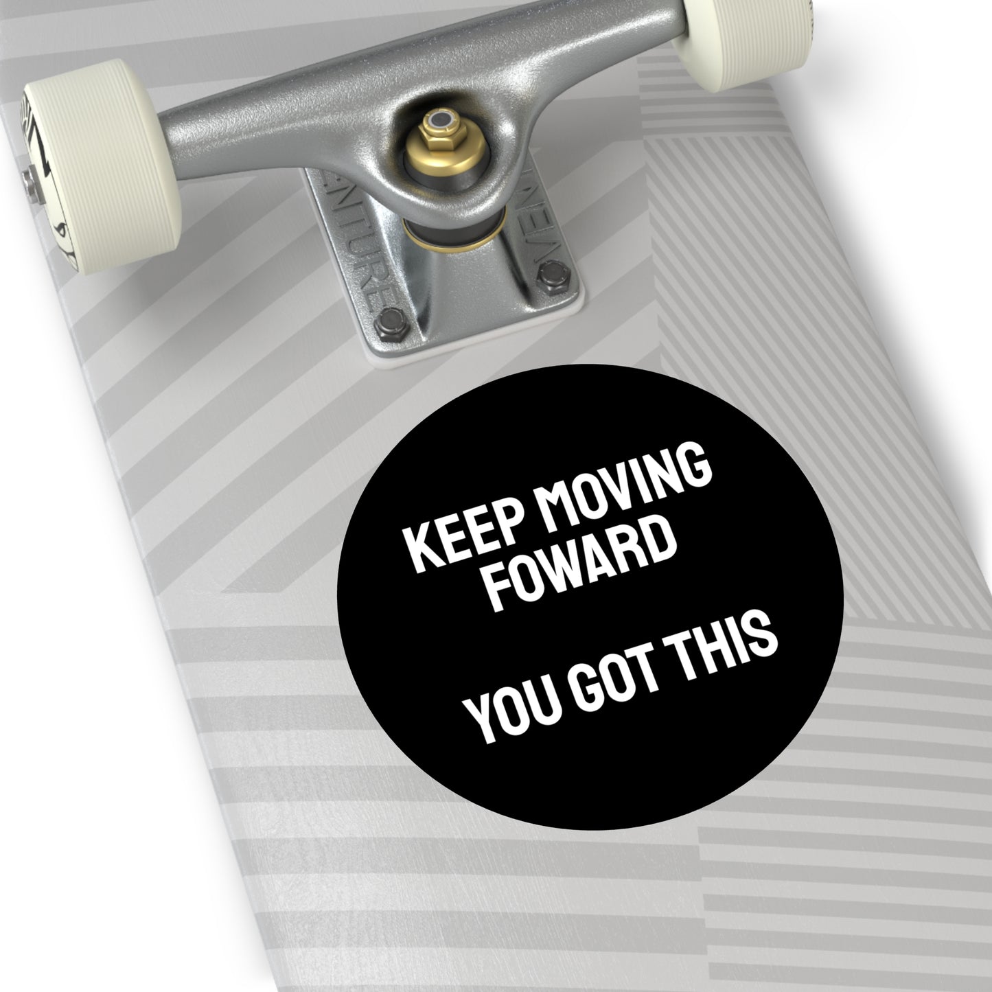Keep Moving Forward You Got This - Round Vinyl Stickers