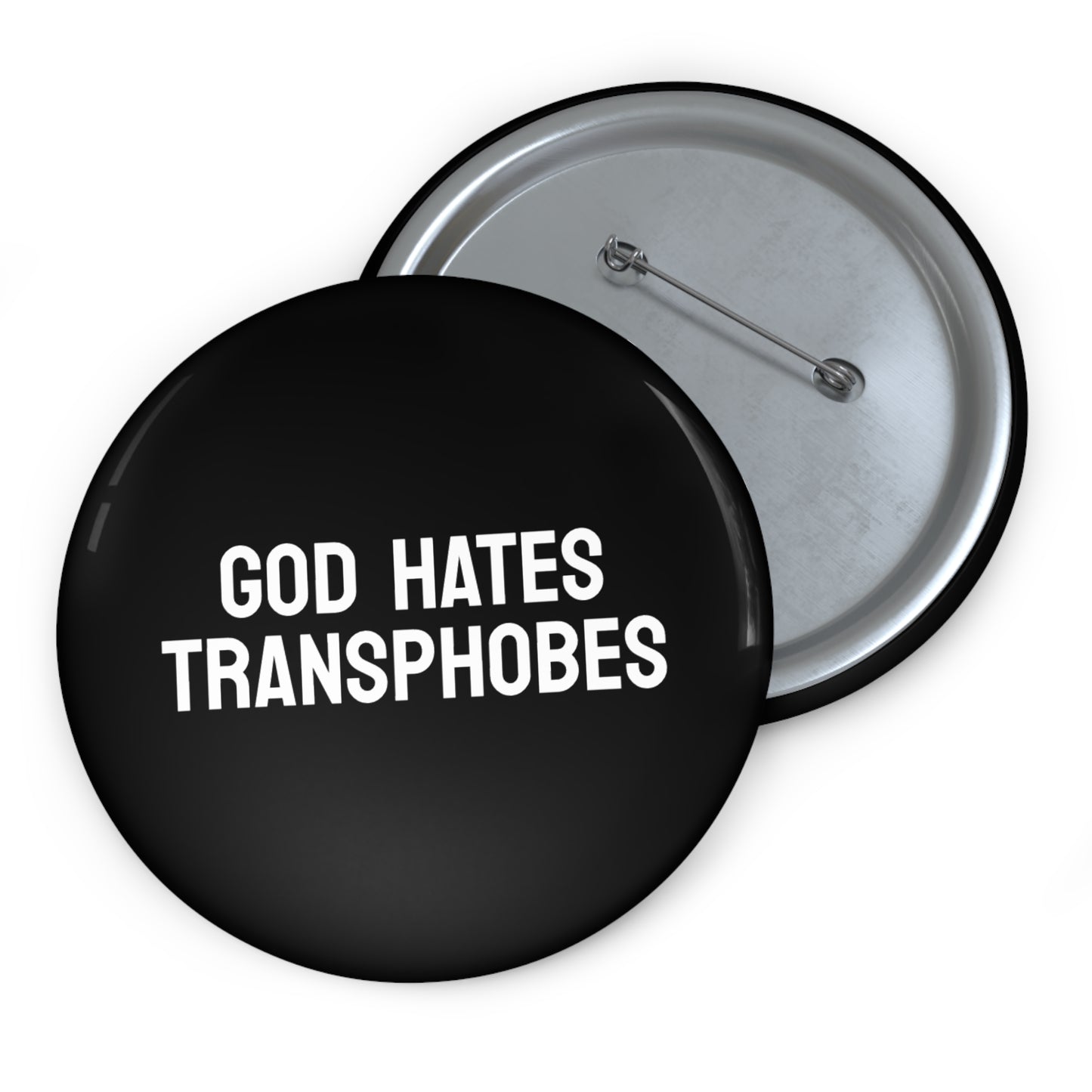 God Hates Transphobes - Pin Buttons