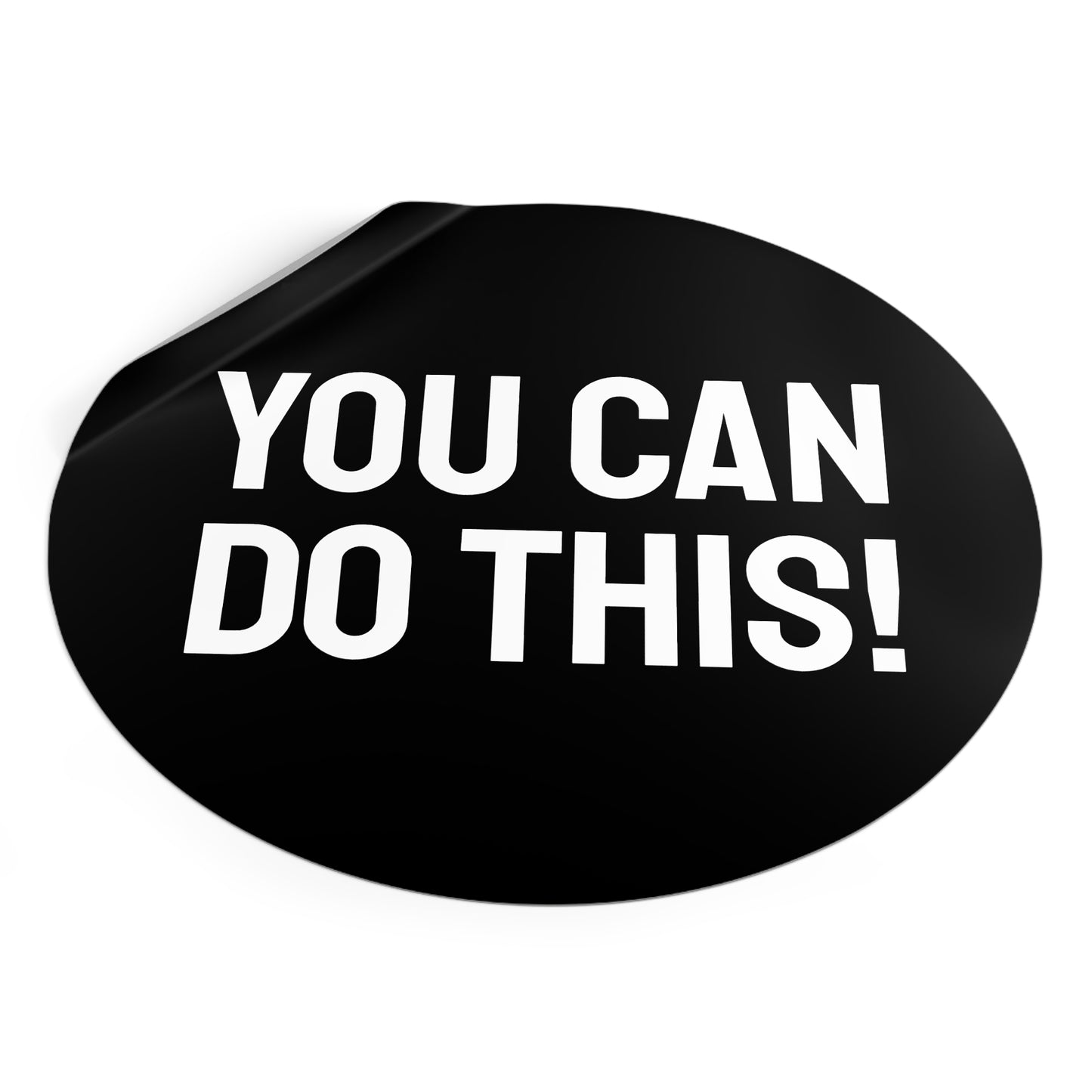 You Can Do This! - Round Vinyl Stickers