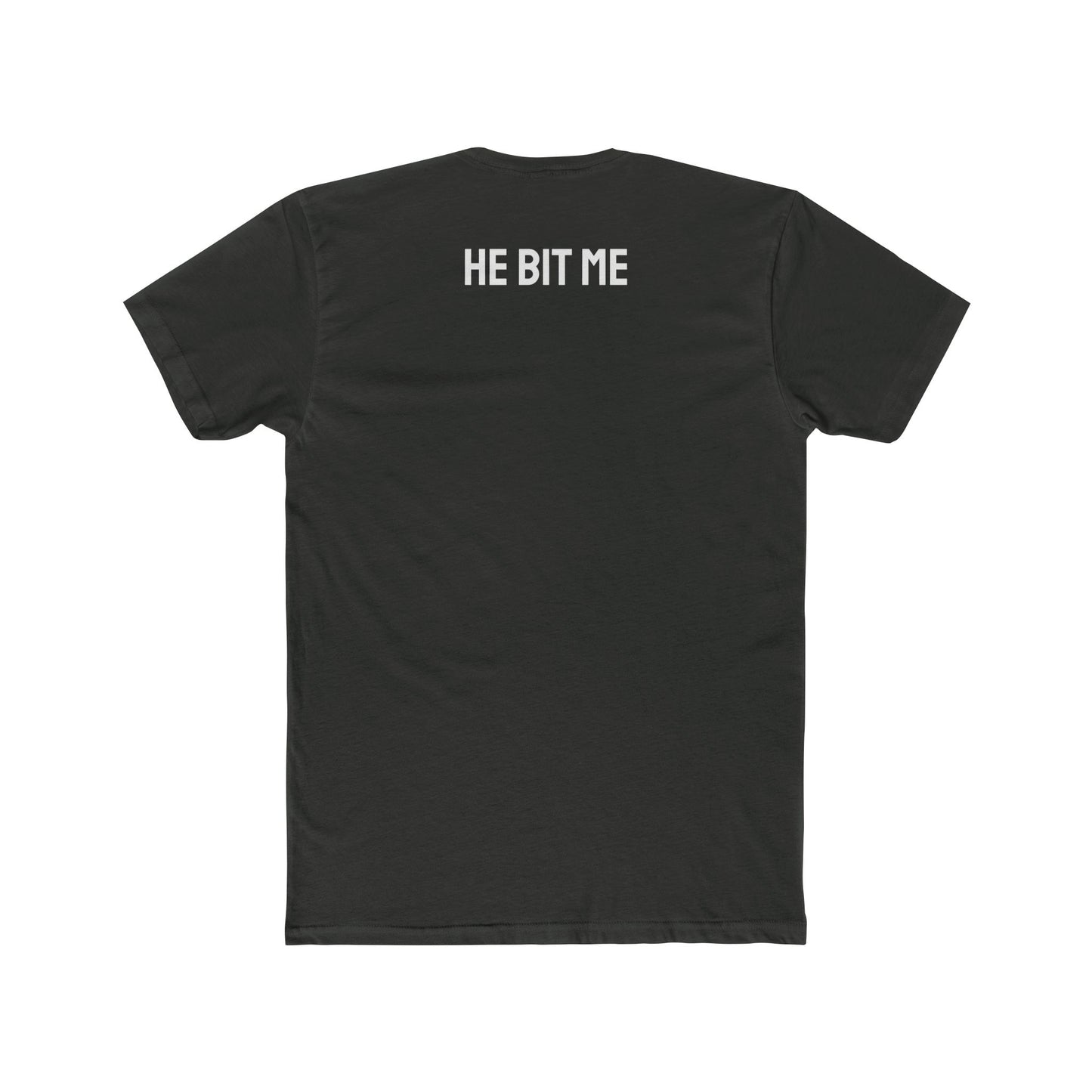 He Bit Me - Couple's Unisex Cotton Crew Tee