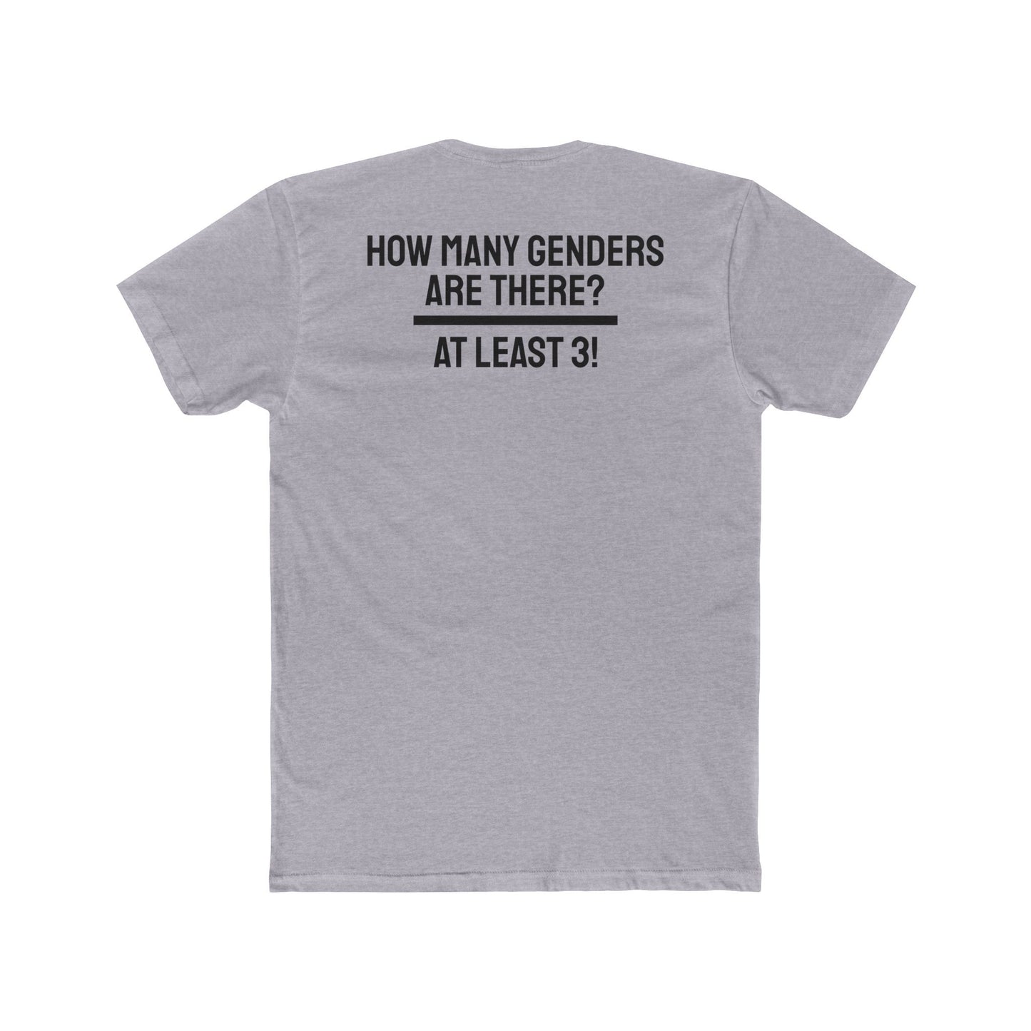 How Many Genders Are There? At Least 3! - Unisex Cotton Crew Tee