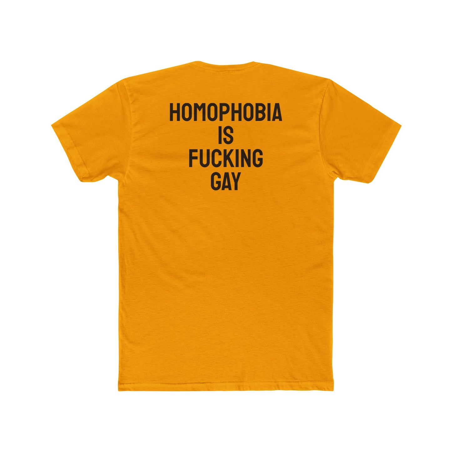 Homophobia Is Fucking Gay - Unisex Cotton Crew Tee