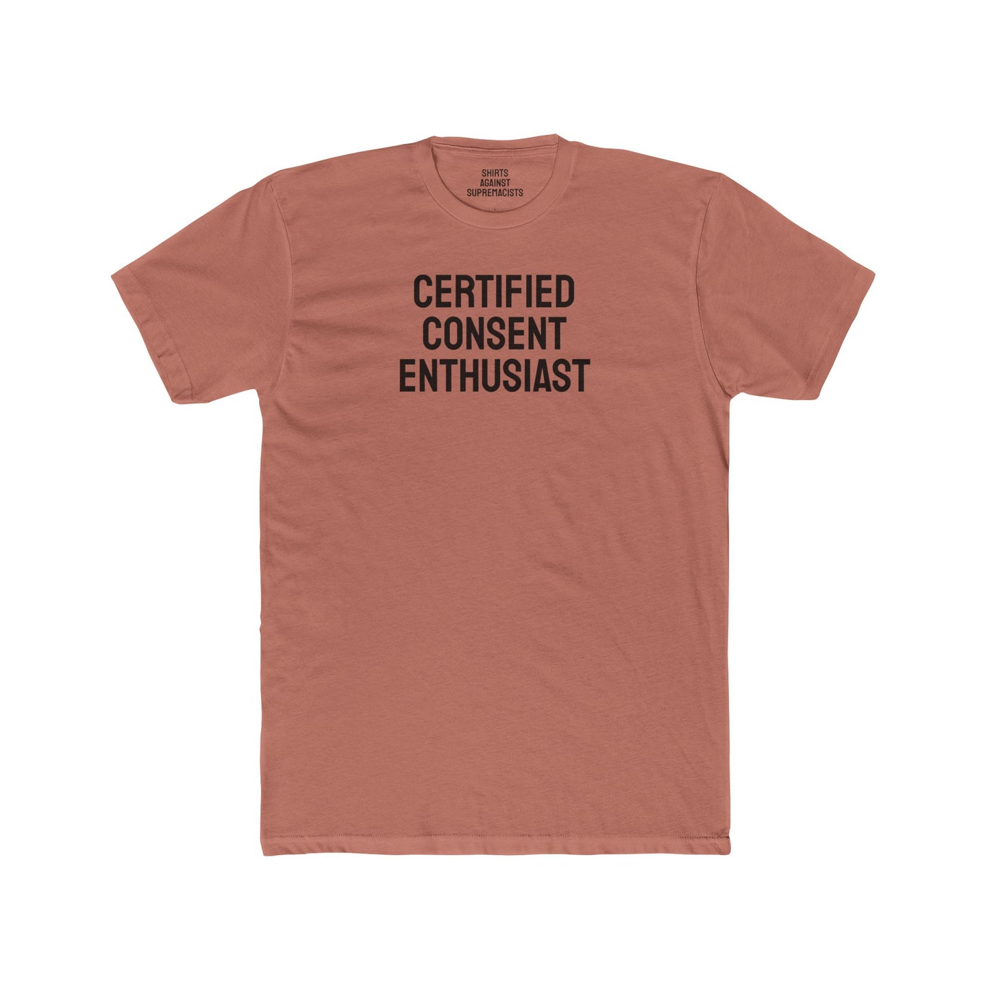 Certified Consent Enthusiast - Unisex Cotton Crew Tee