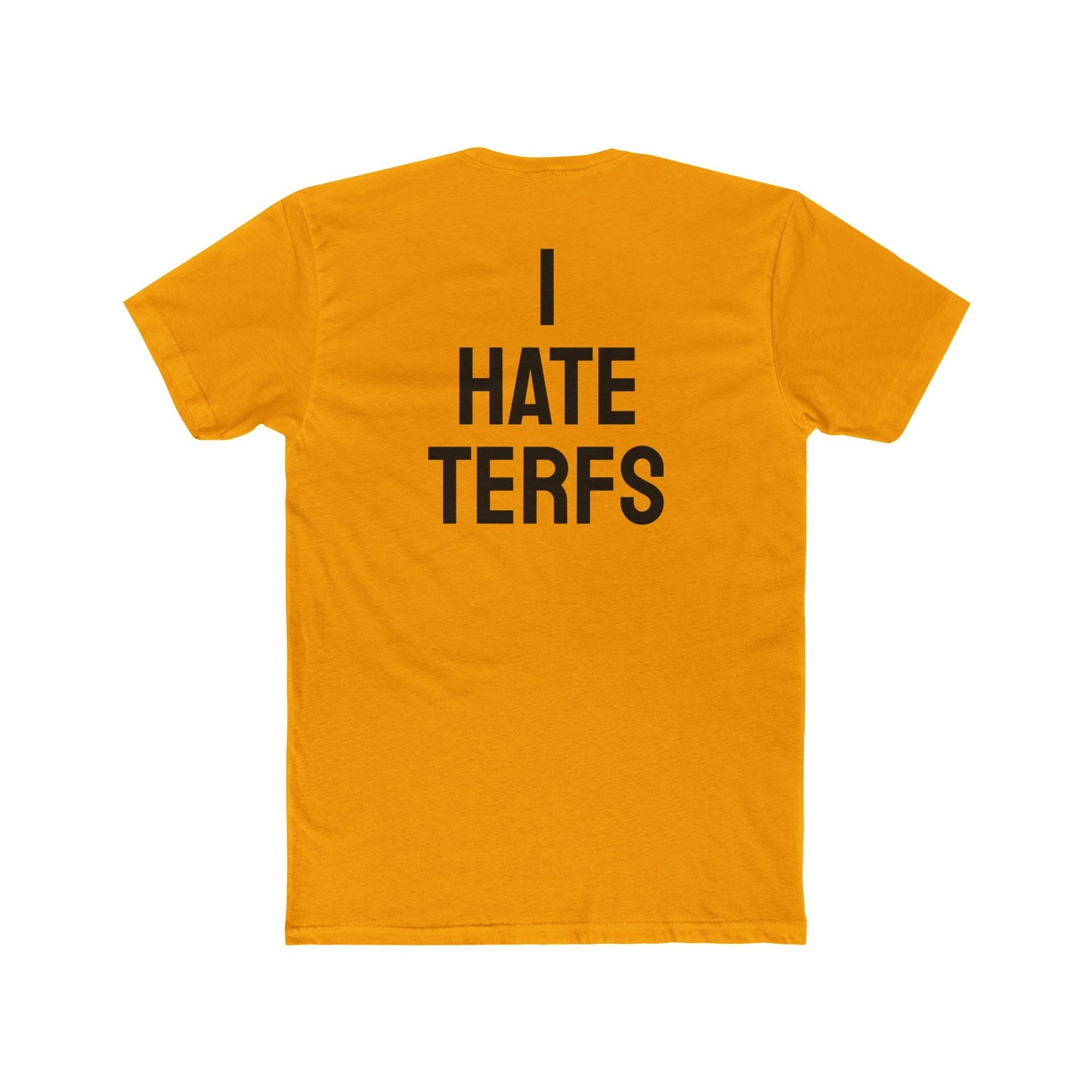 I Hate TERFS - Unisex Cotton Crew Tee