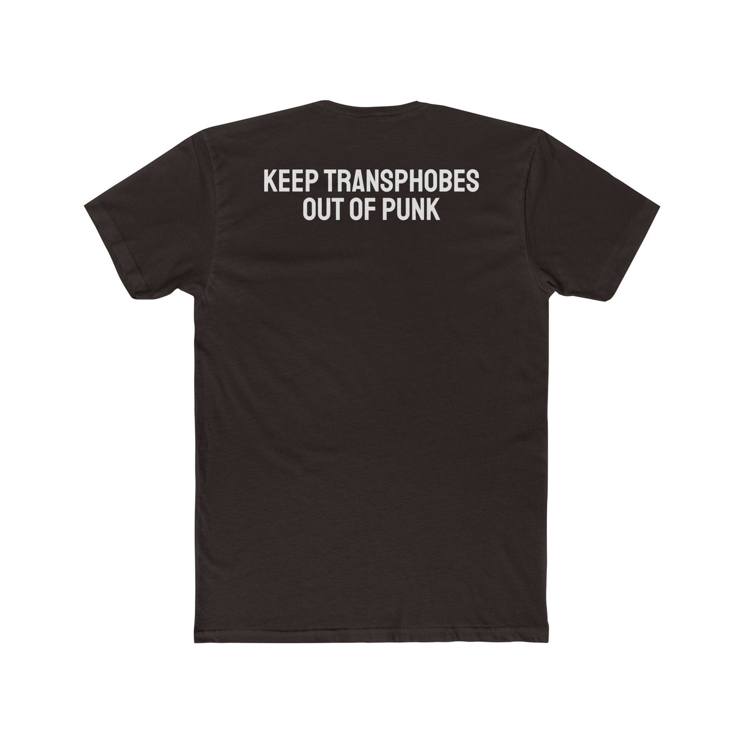 Keep Transphobes Out Of Punk - Unisex Cotton Crew Tee