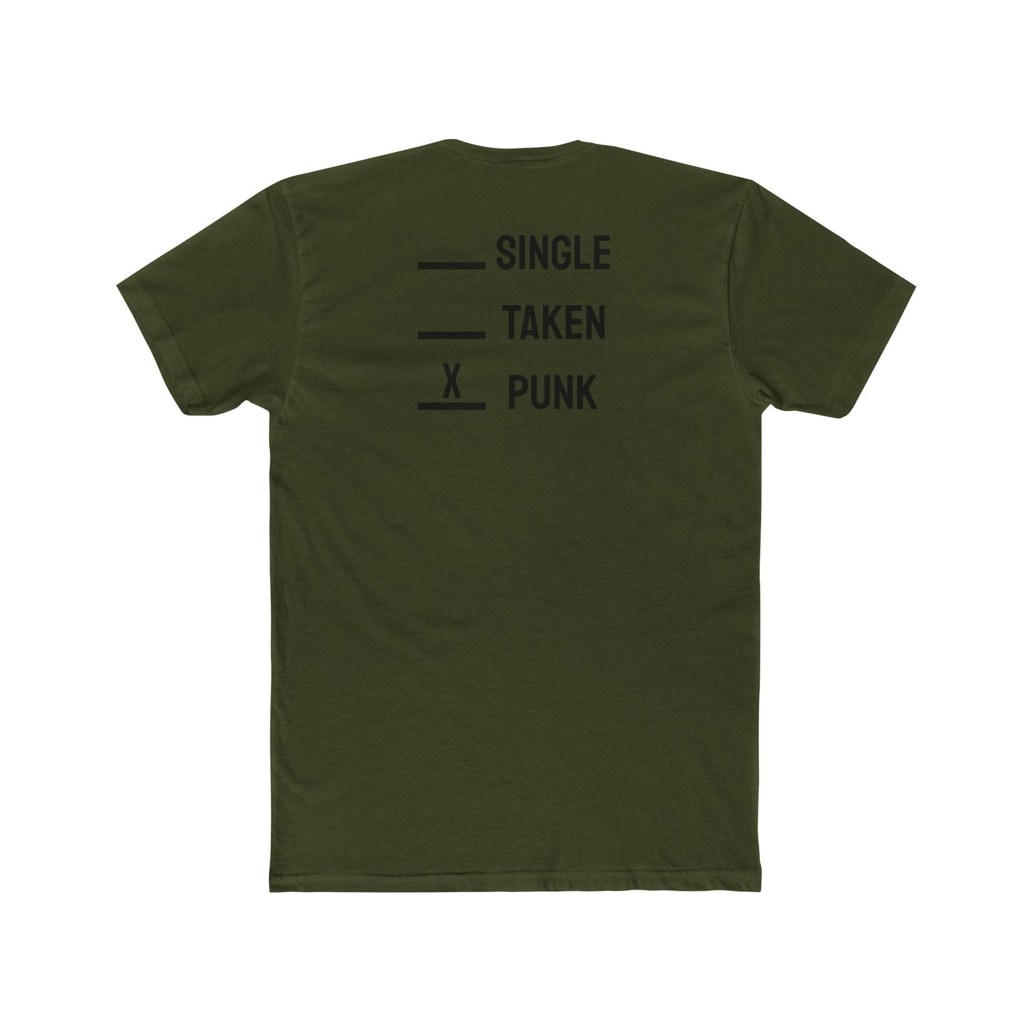 Single Taken Punk - Unisex Cotton Crew Tee