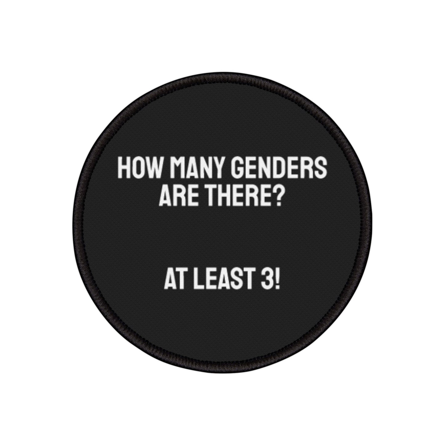 How Many Genders Are There? At Least 3! - Iron-On Patch