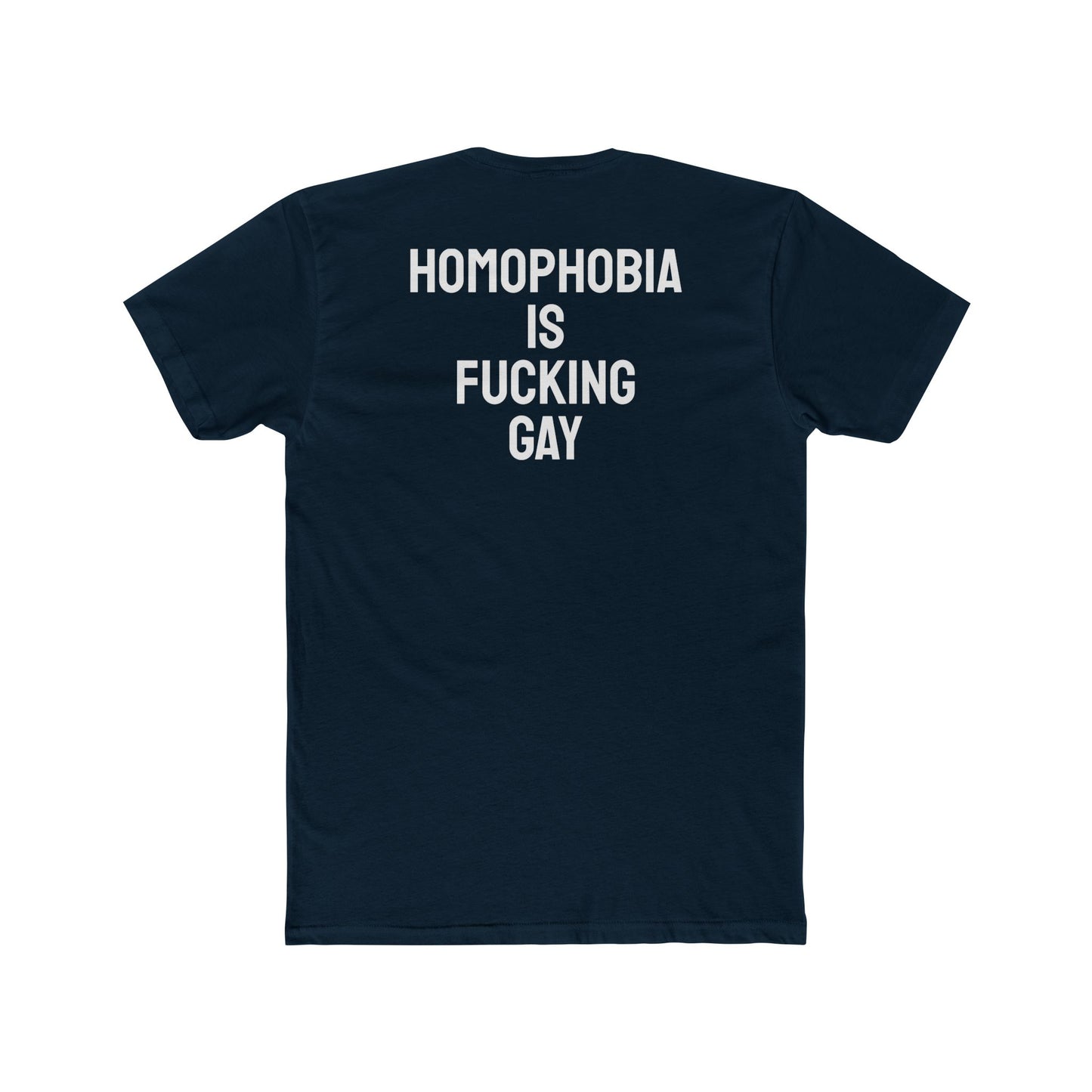 Homophobia Is Fucking Gay - Unisex Cotton Crew Tee