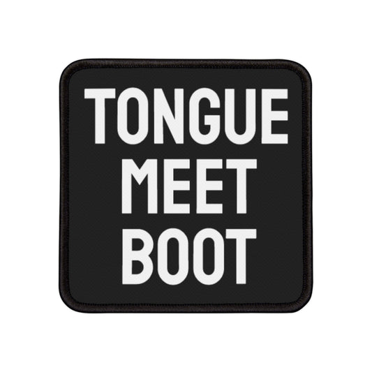 Tongue Meet Boot - Iron-On Patch