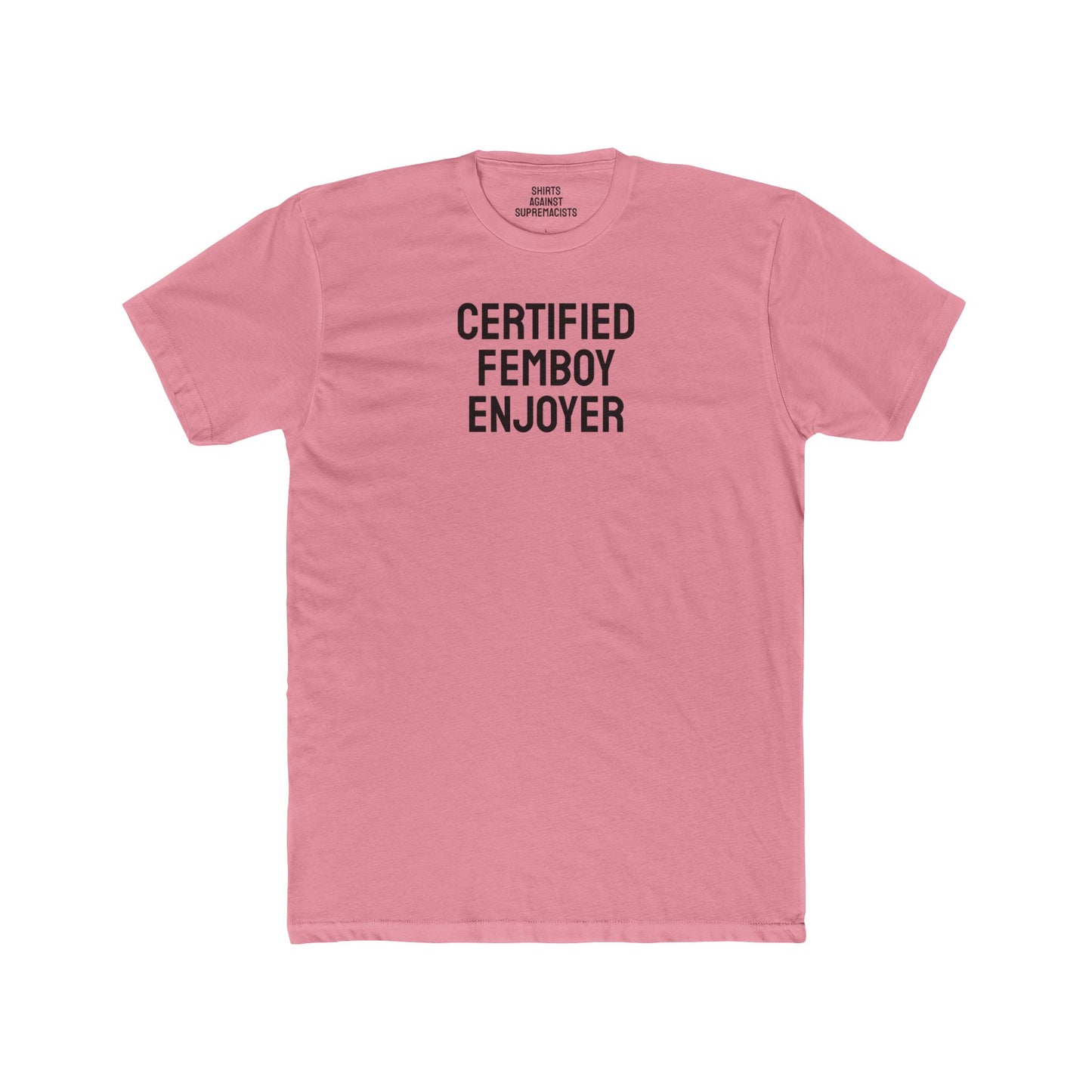 Certified Femboy Enjoyer - Unisex Cotton Crew Tee