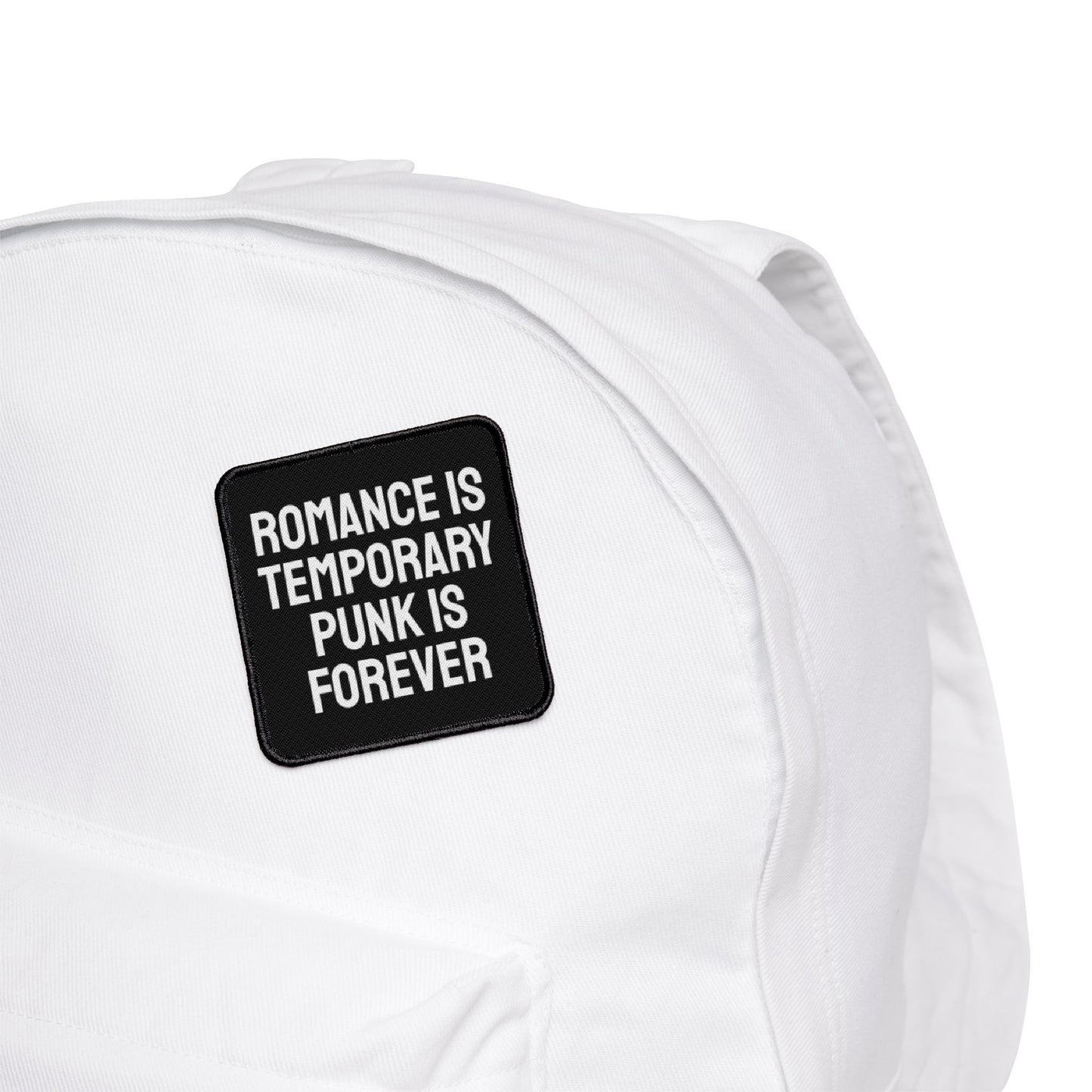 Romance Is Temporary Punk Is Forever - Iron-On Patch