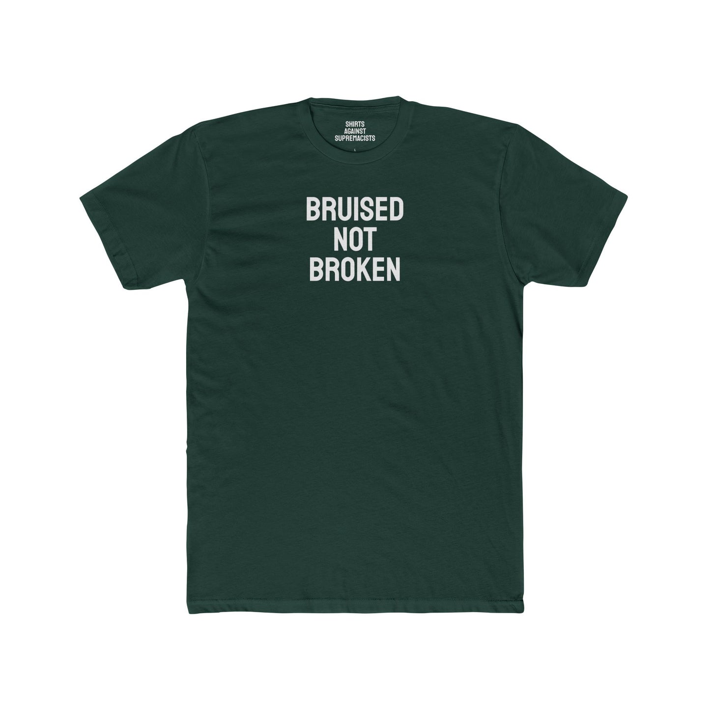 Bruised Not Broken - Unisex Cotton Crew Tee