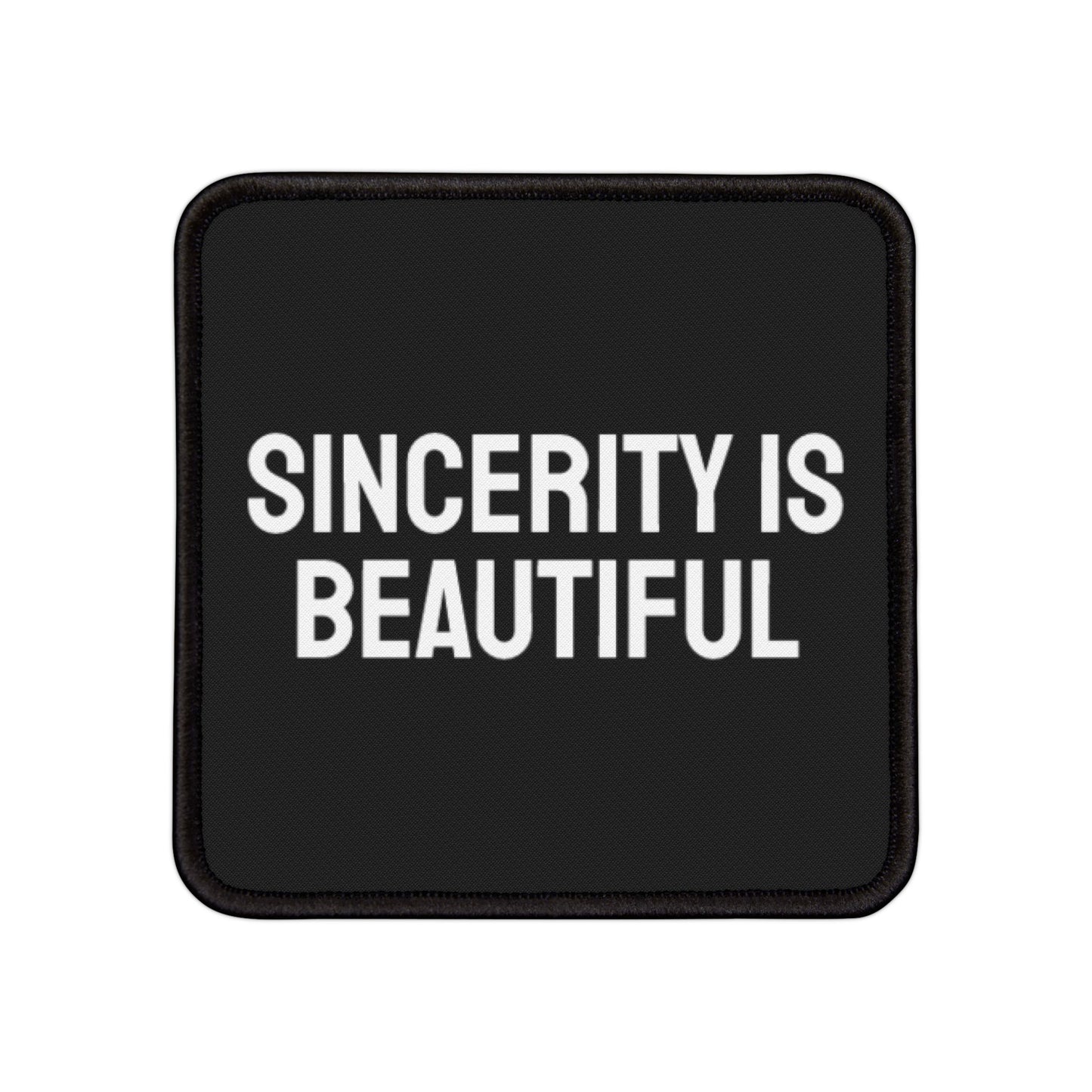 Sincerity Is Beautiful - Iron-On Patch